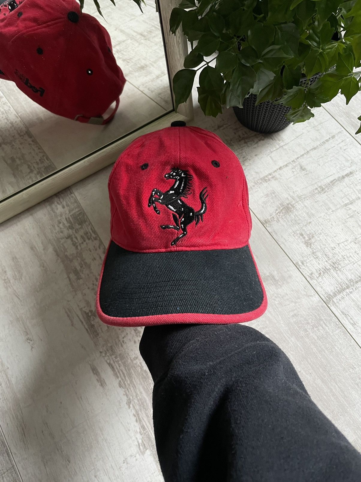 Ferrari × Vintage Ferrari Vintage FedEx 90’s Racing Hat Cap Size ONE SIZE - 1 Thumbnail