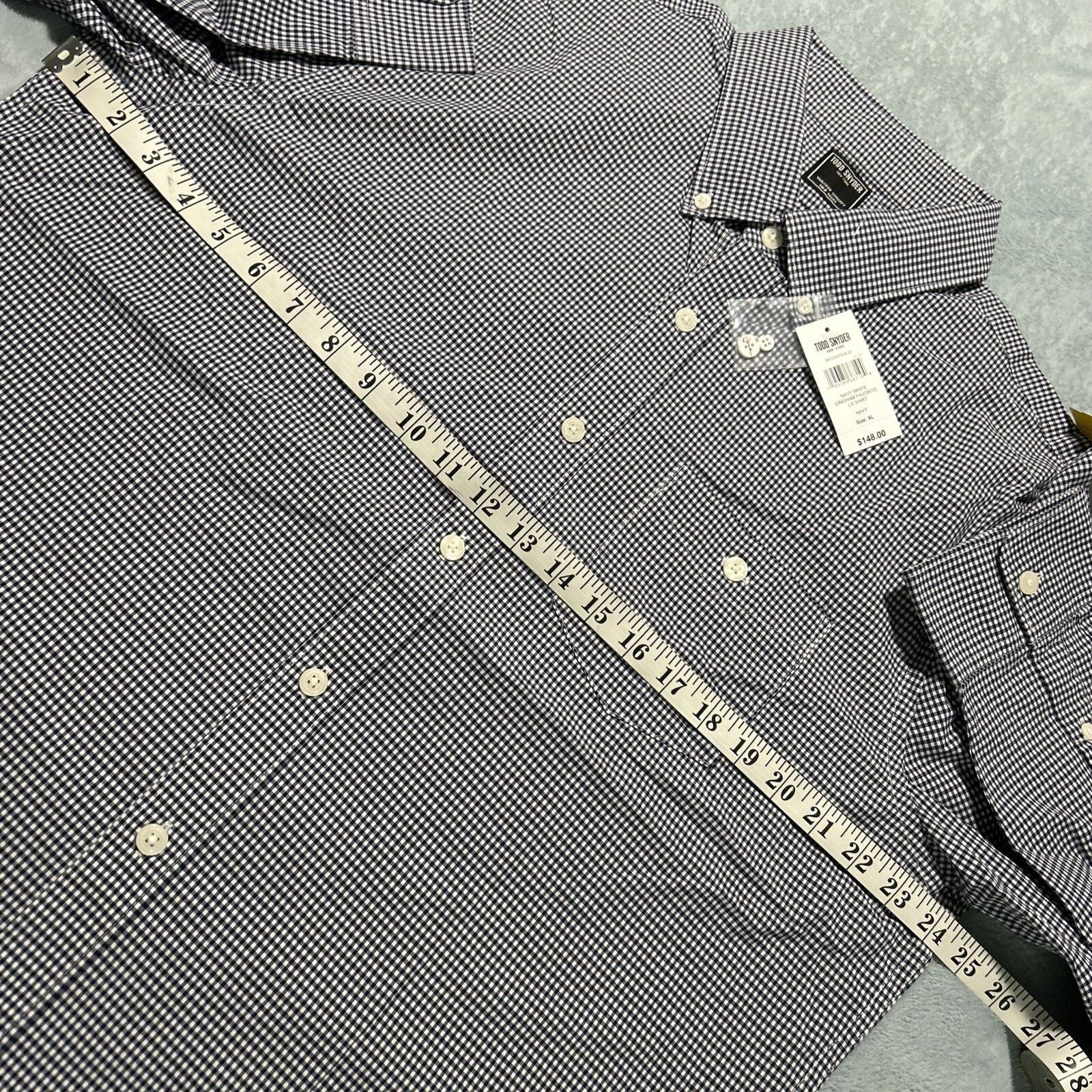 Todd Snyder Todd Snyder Button Up Shirt Mens XL Gingham Long sleeve Size US XL / EU 56 / 4 - 2 Thumbnail