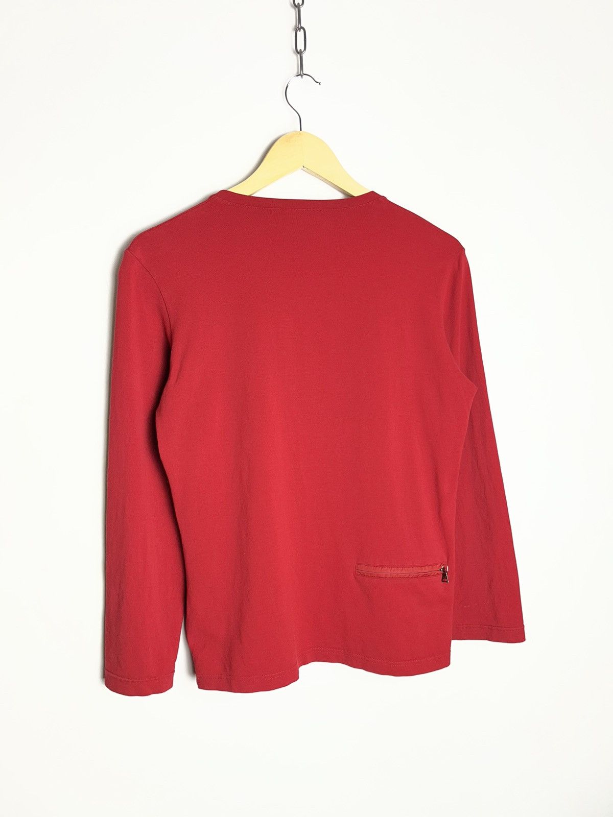 Prada 00’s Prada Sport Red Tab Long Sleeve Tee Size XL / US 12-14 / IT 48-50 - 6 Thumbnail