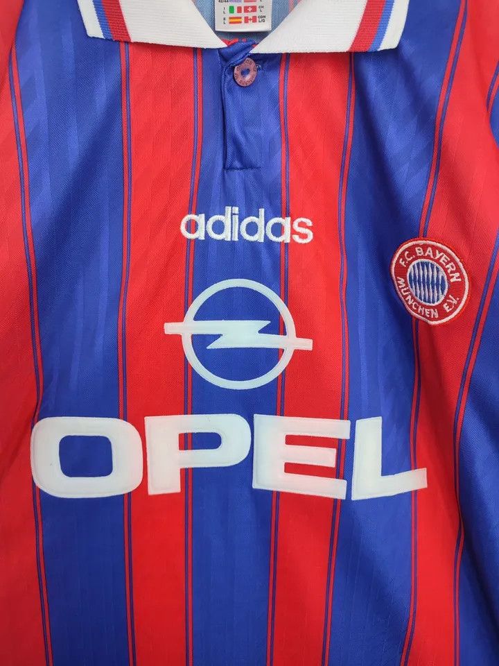 Adidas 1995/97 FC Bayern Munich Munchen #18 KLINSMANN signature Size US L / EU 52-54 / 3 - 3 Thumbnail