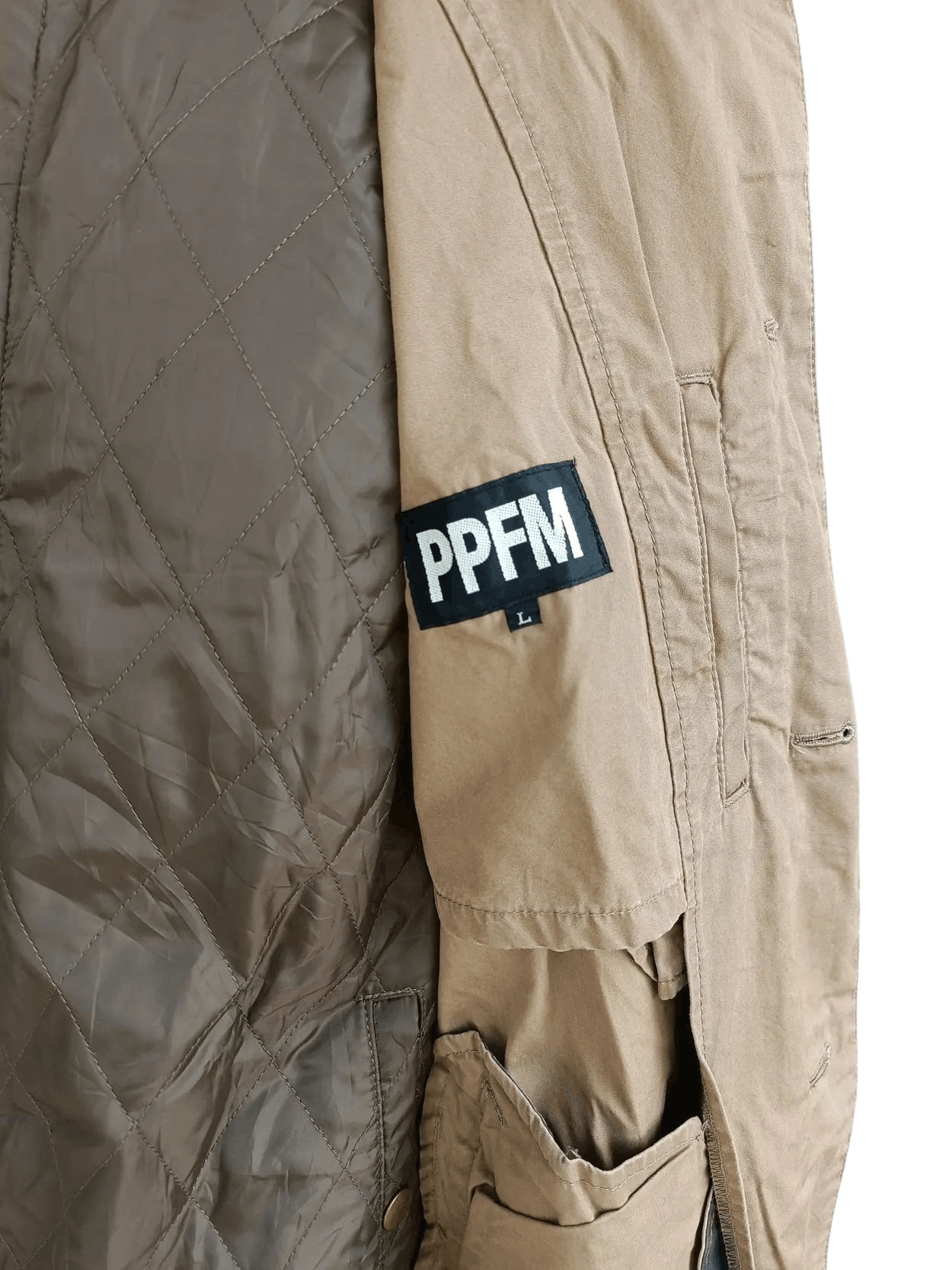 PPFM × Vintage × Vision Streetwear RARE 💥 PPFM Trench Coat Single Breasted Jacket FR015 Size US L / EU 52-54 / 3 - 12 Thumbnail