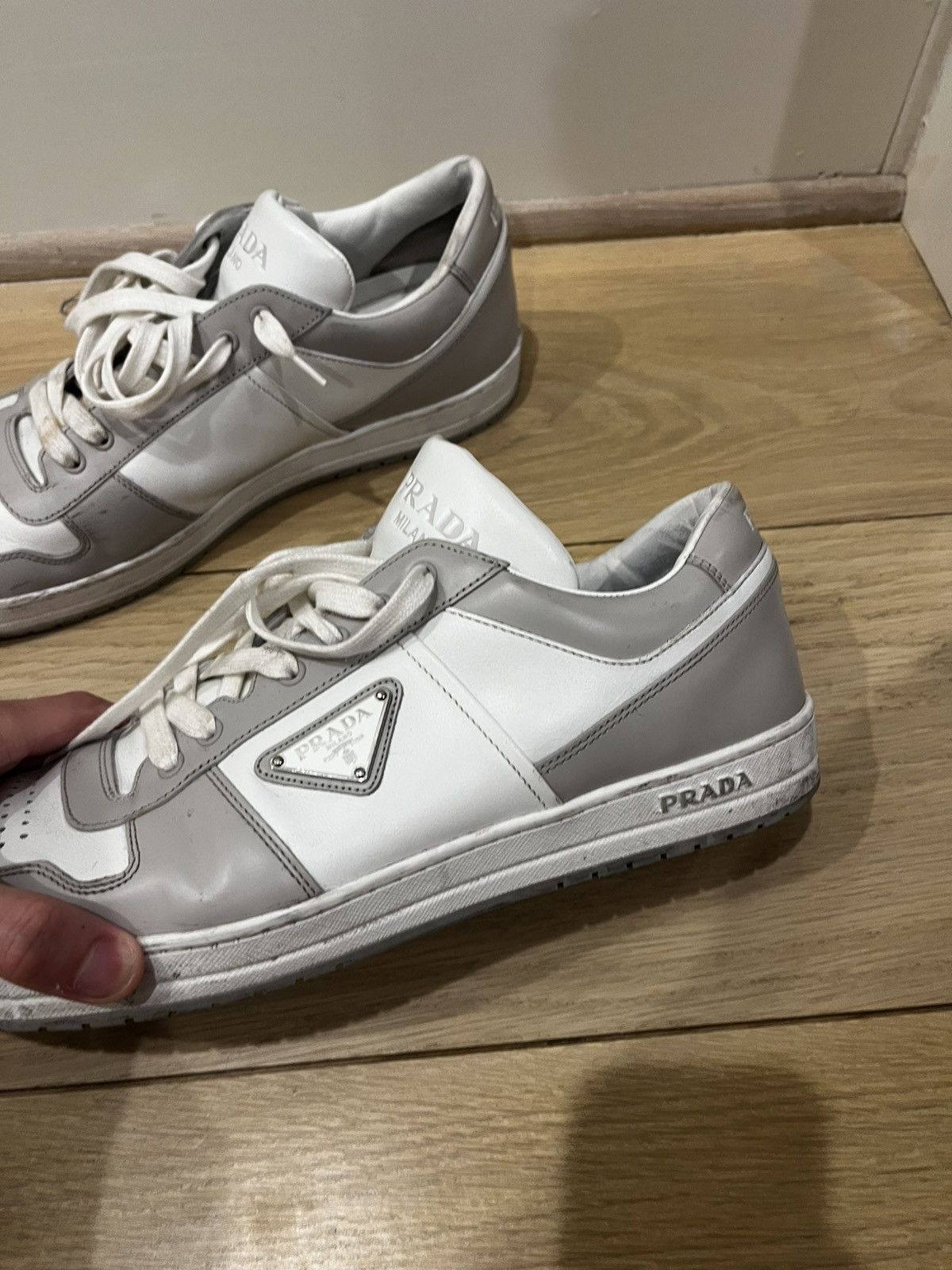 Prada prada downtown low top sneakers Size US 12 / EU 45 - 2 Thumbnail