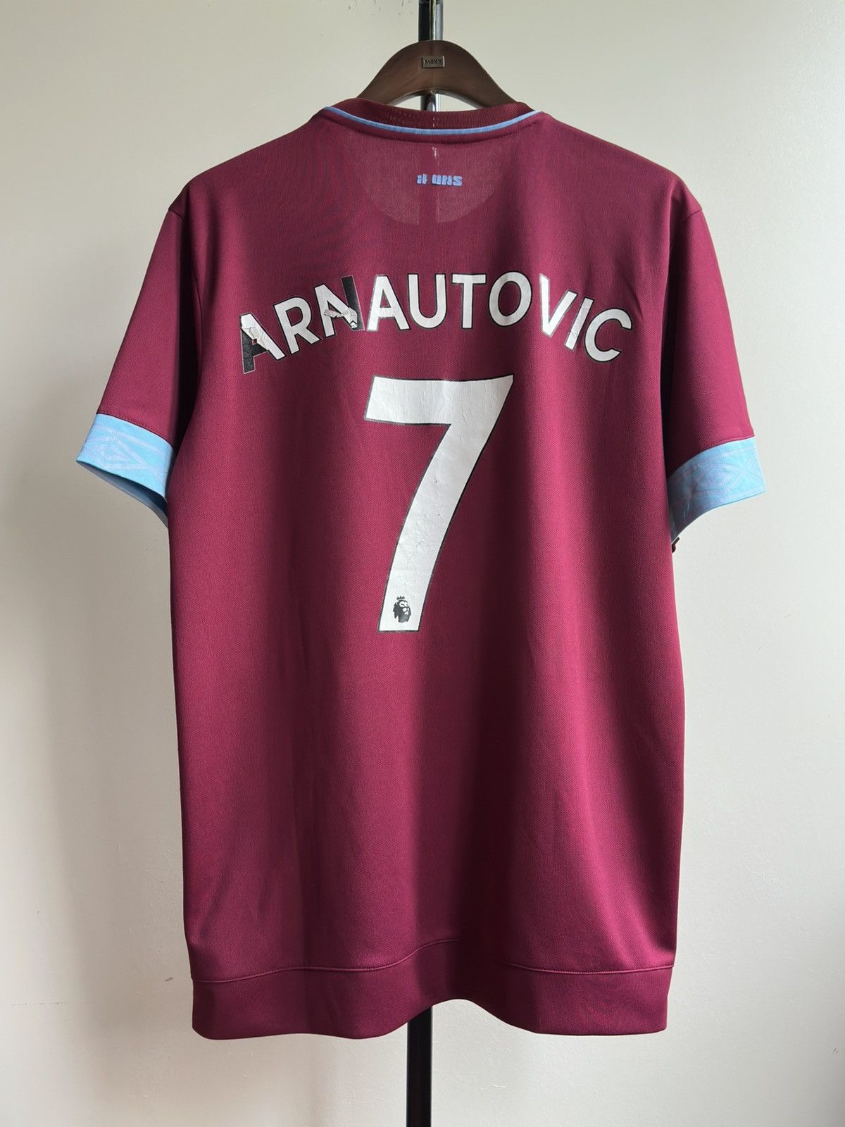 Umbro Arnautovic #7 Umbro FC West Ham United 2017/19 Soccer Jersey Size US XL / EU 56 / 4 - 2 Thumbnail