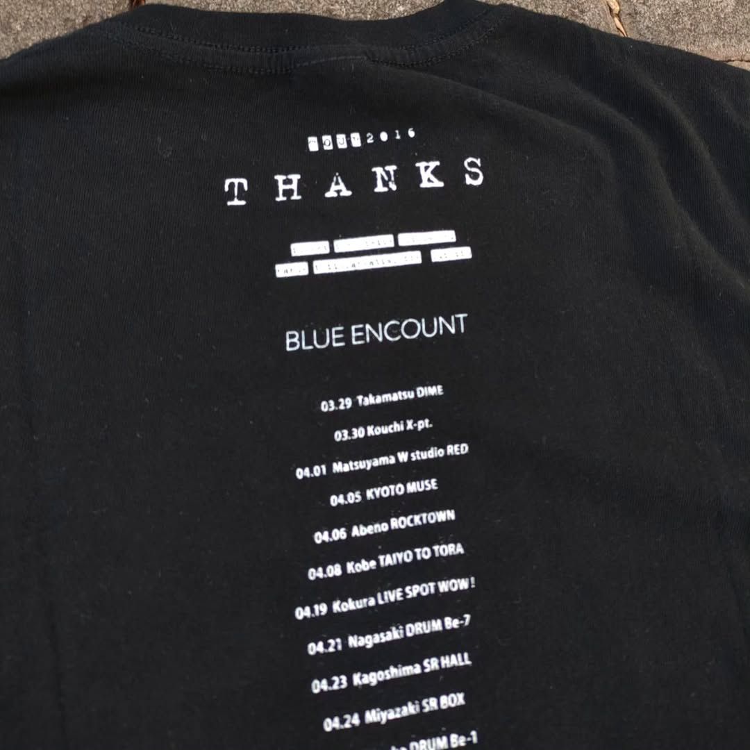 Band Tees Blue Encount Thanks Tour 2016 Japan Band Tee Size US M / EU 48-50 / 2 - 4 Thumbnail