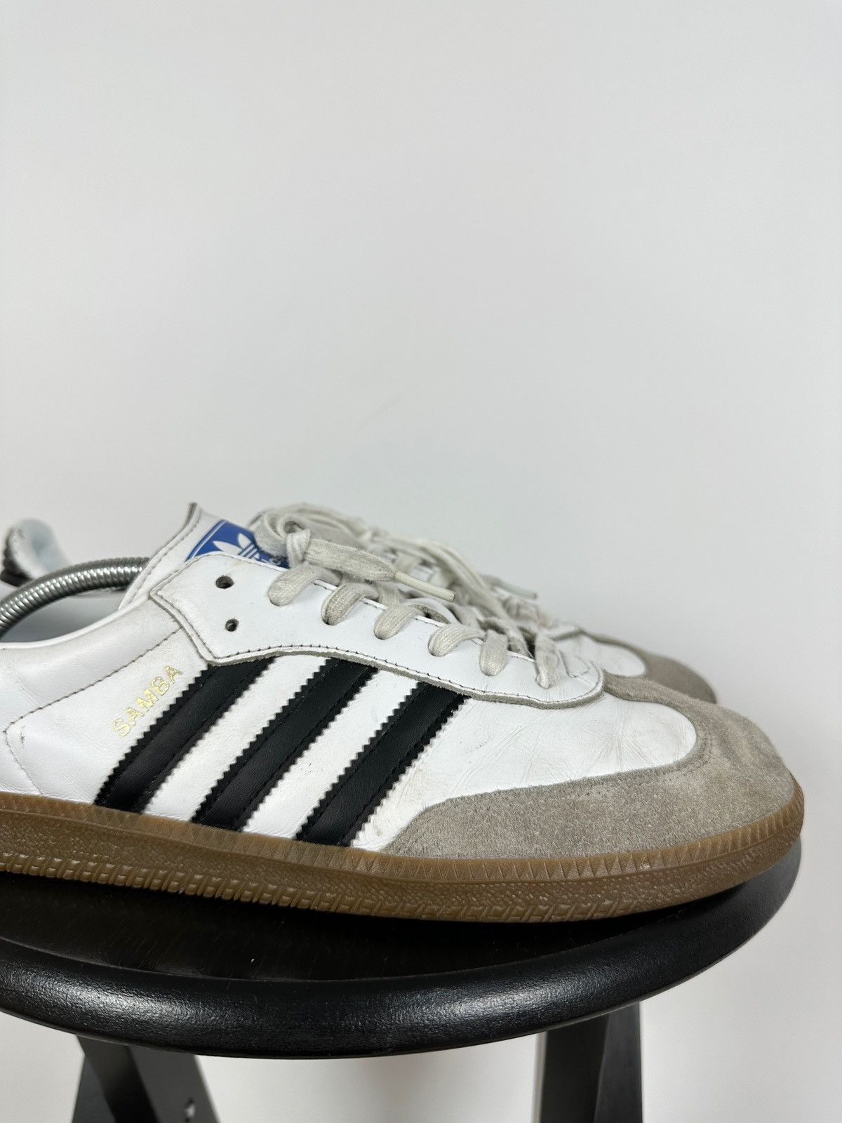 Adidas Vintage Adidas Samba Leather Low Top Sneakers Size US 13 / EU 46 - 16 Thumbnail