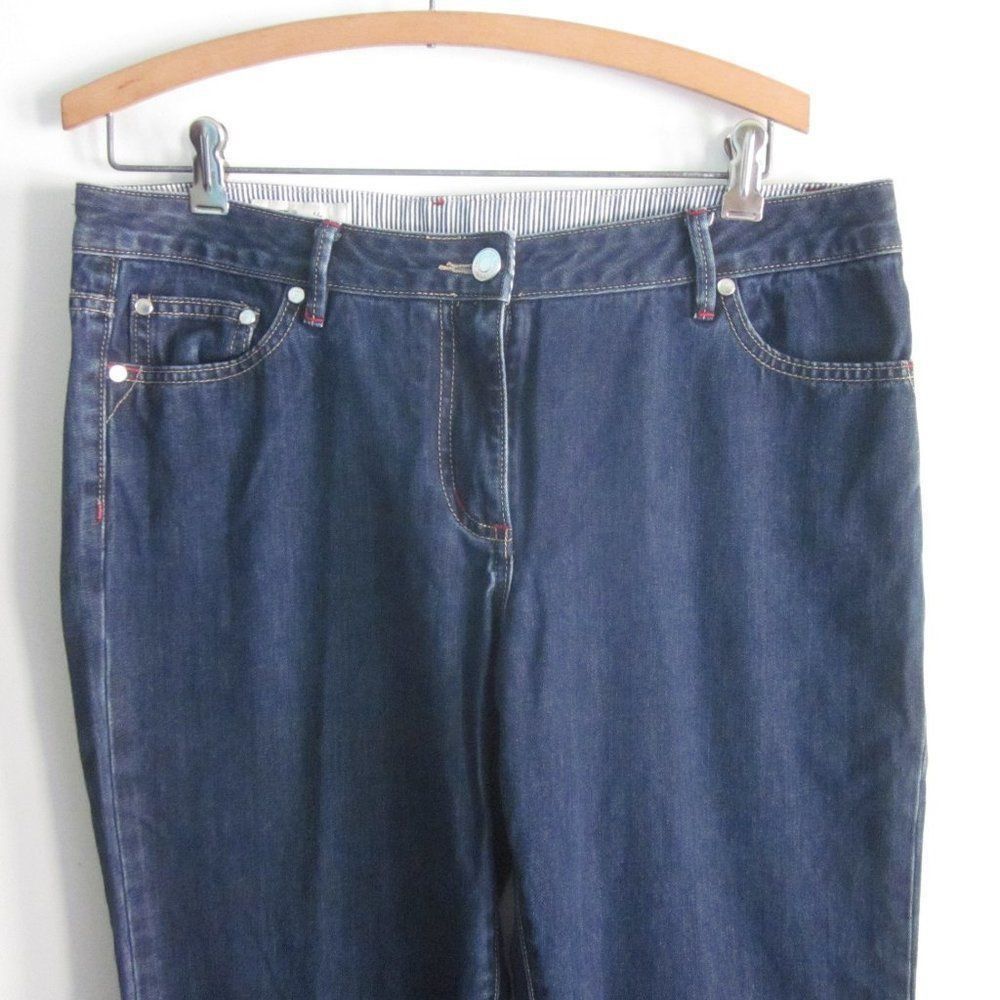 Faconnable Faconnable Womens Cropped Jeans Size 10 Size 32" / US 10 / IT 46 - 3 Thumbnail