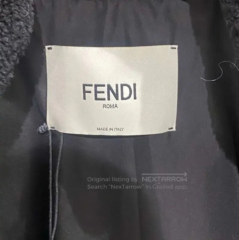 Fendi Fendi Cropped Black Cotton Jacket for Women . Size M / US 6-8 / IT 42-44 - 3 Thumbnail