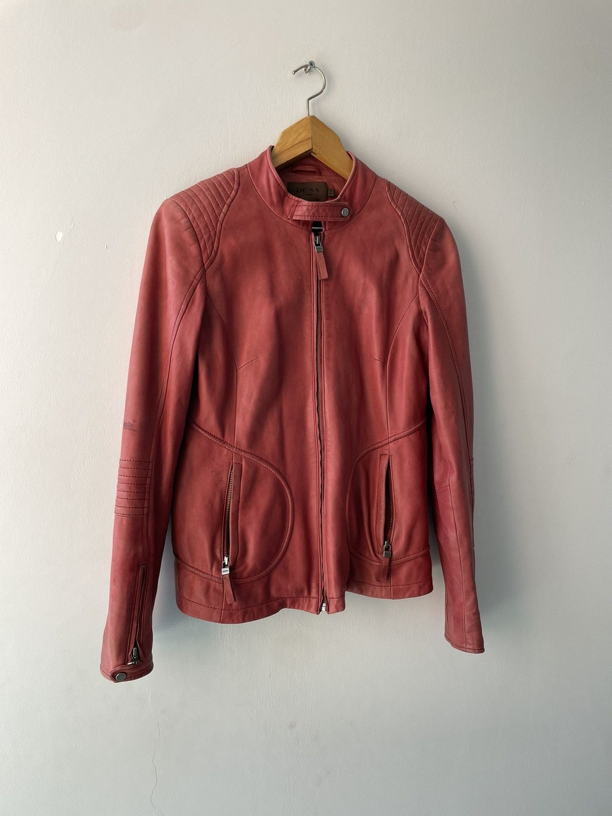 Vintage Desa leather jacket Size M / US 6-8 / IT 42-44 - 4 Thumbnail