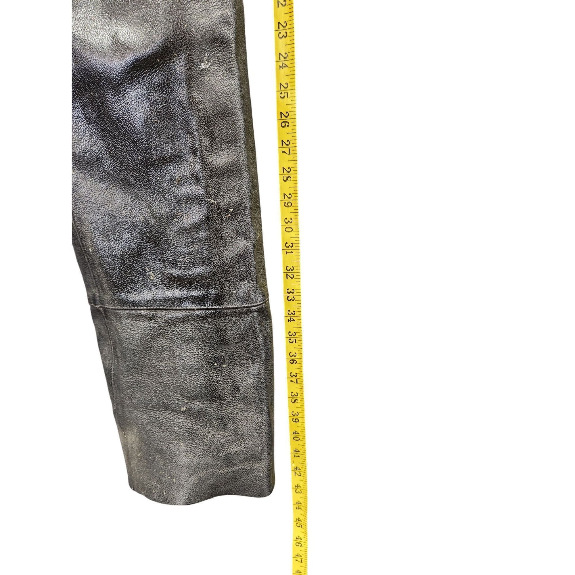 Harley Davidson Harley-Davidson Leather Motorcycle Riding Chaps Black Men’s Size US M / EU 48-50 / 2 - 15 Thumbnail