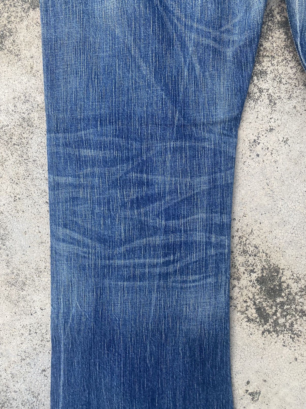 Edwin × If Six Was Nine × Vintage Vintage Flare Edwin Blue Trip Honeycomp Jeans Size US 36 / EU 52 - 22 Thumbnail