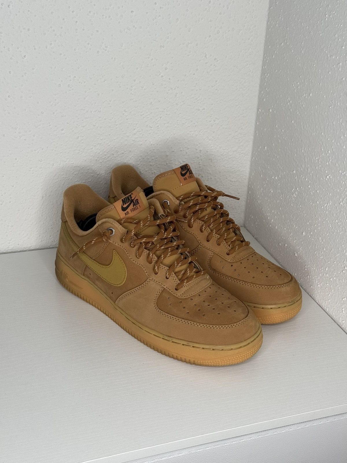 Nike Nike Air Force 1 Low Flax Wheat Size US 11 / EU 44 - 1 Thumbnail