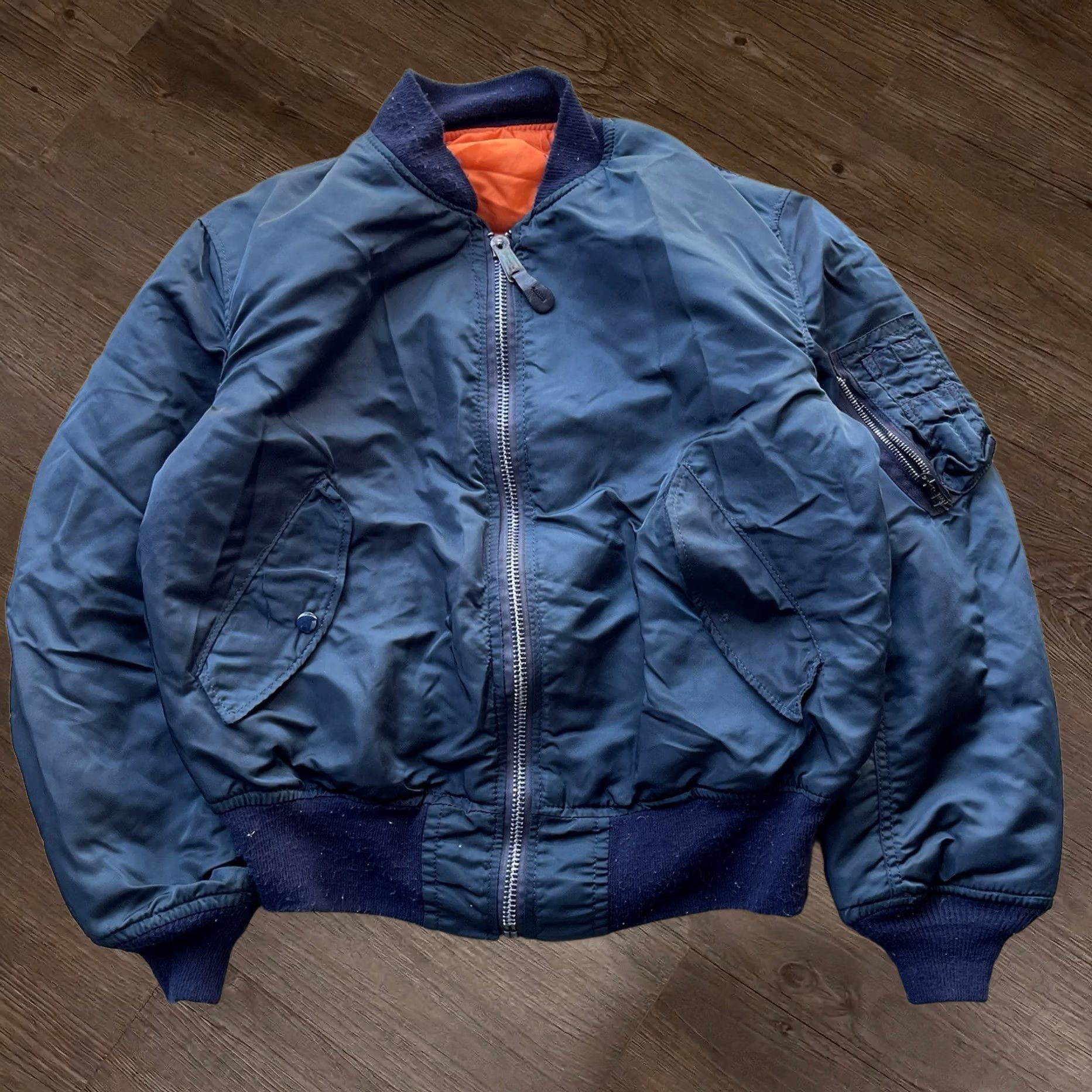 Alpha Industries × Vintage Vintage 90's Alpha Industries Ma-1