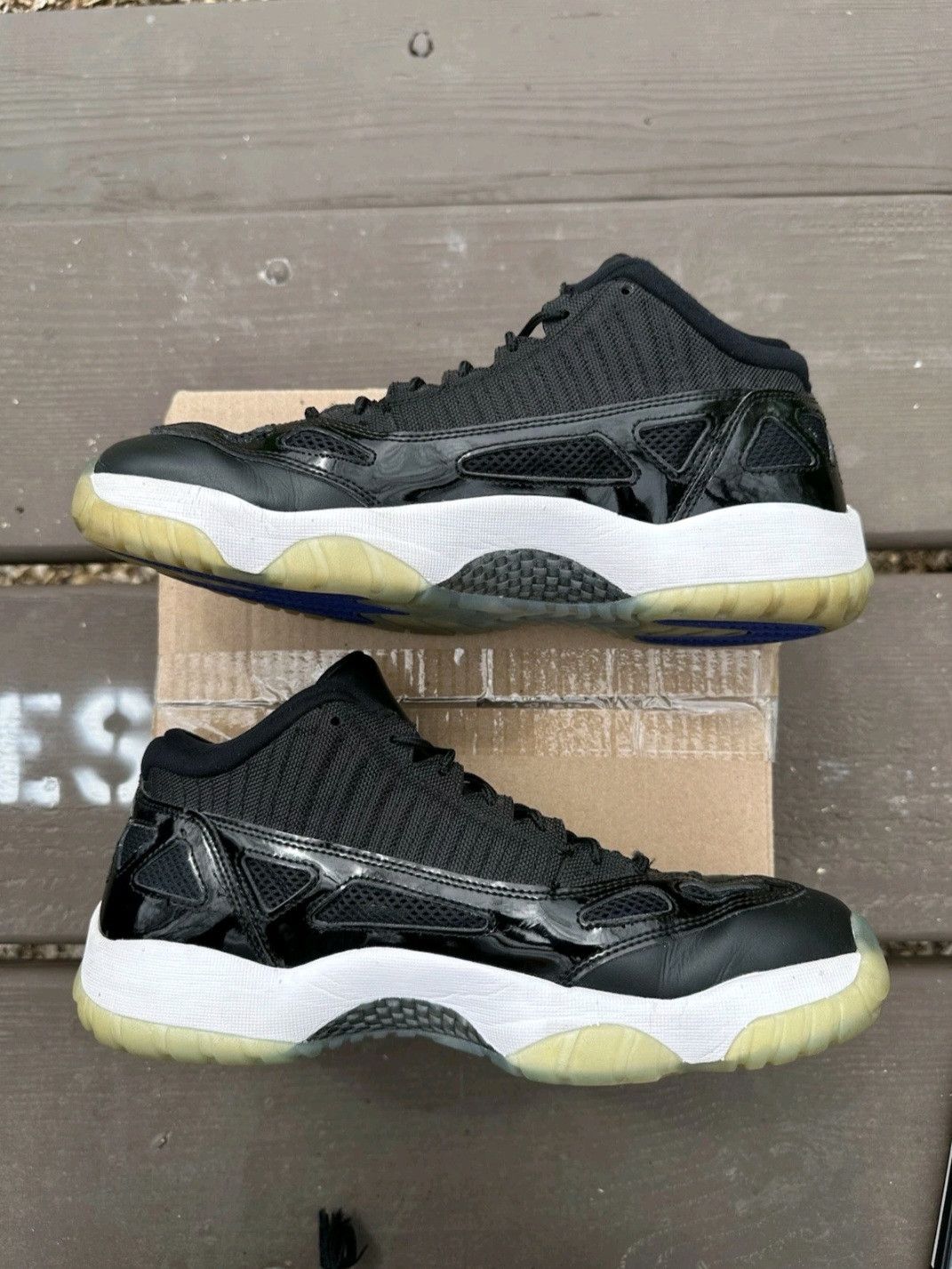 Jordan Brand Nike Air Jordan Retro 11 Low IE Space Jam Size 12 Men Size US 12 / EU 45 - 3 Thumbnail