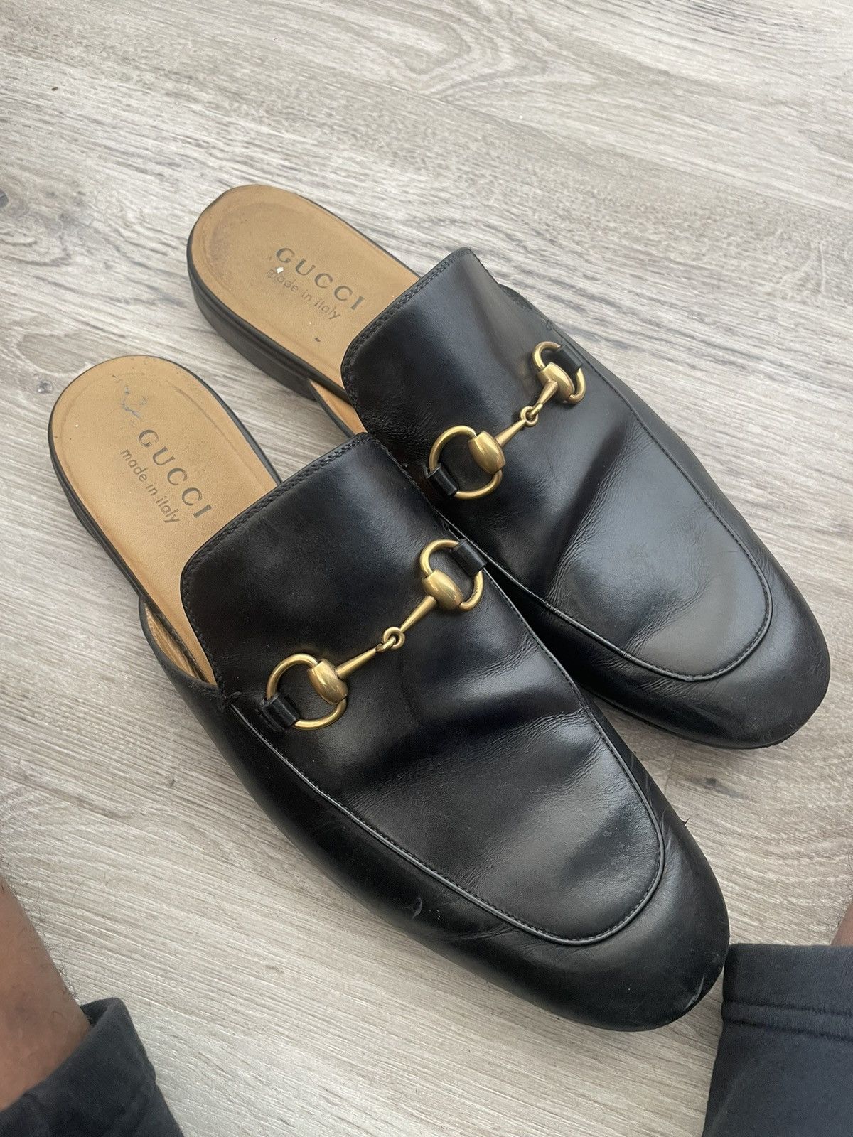 Gucci Gucci Horsebit Mules Size US 11 / EU 44 - 4 Thumbnail
