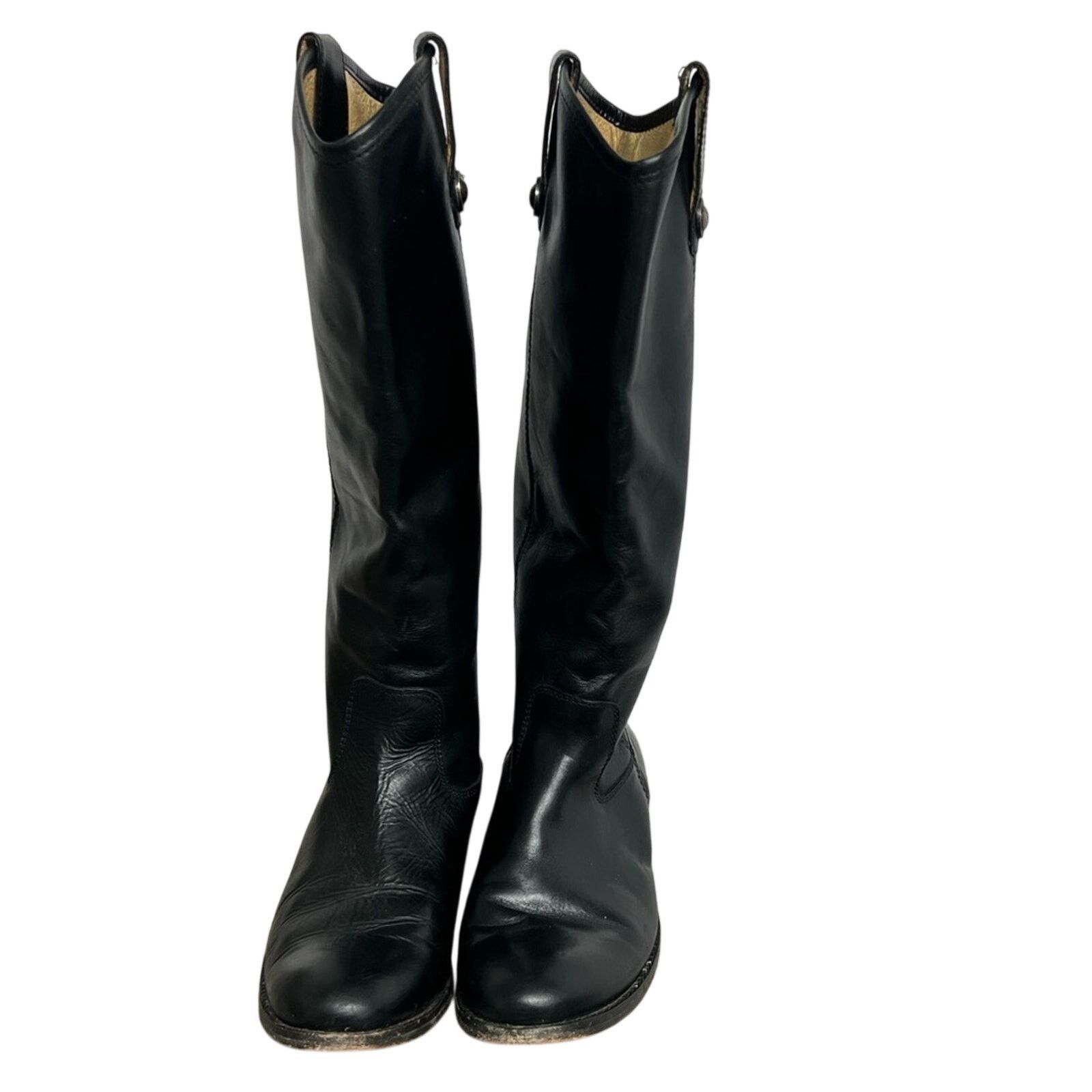 Frye FRYE Melissa Button Back Zip Knee-High Tall Riding Boots Size US 6.5 / IT 36.5 - 6 Thumbnail