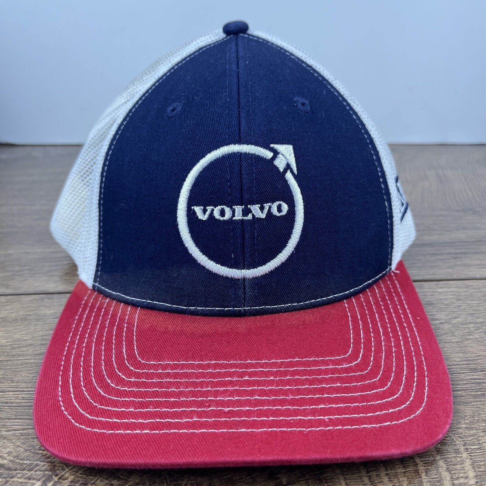 Other VOLVO Snapback Hat VOLVO Blue Red Hat Adjustable Adult Size Size ONE SIZE - 1 Thumbnail