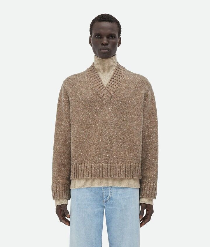 Bottega Veneta Bottega Veneta Double Layer Wool Sweater Size US S / EU 44-46 / 1 - 3 Thumbnail