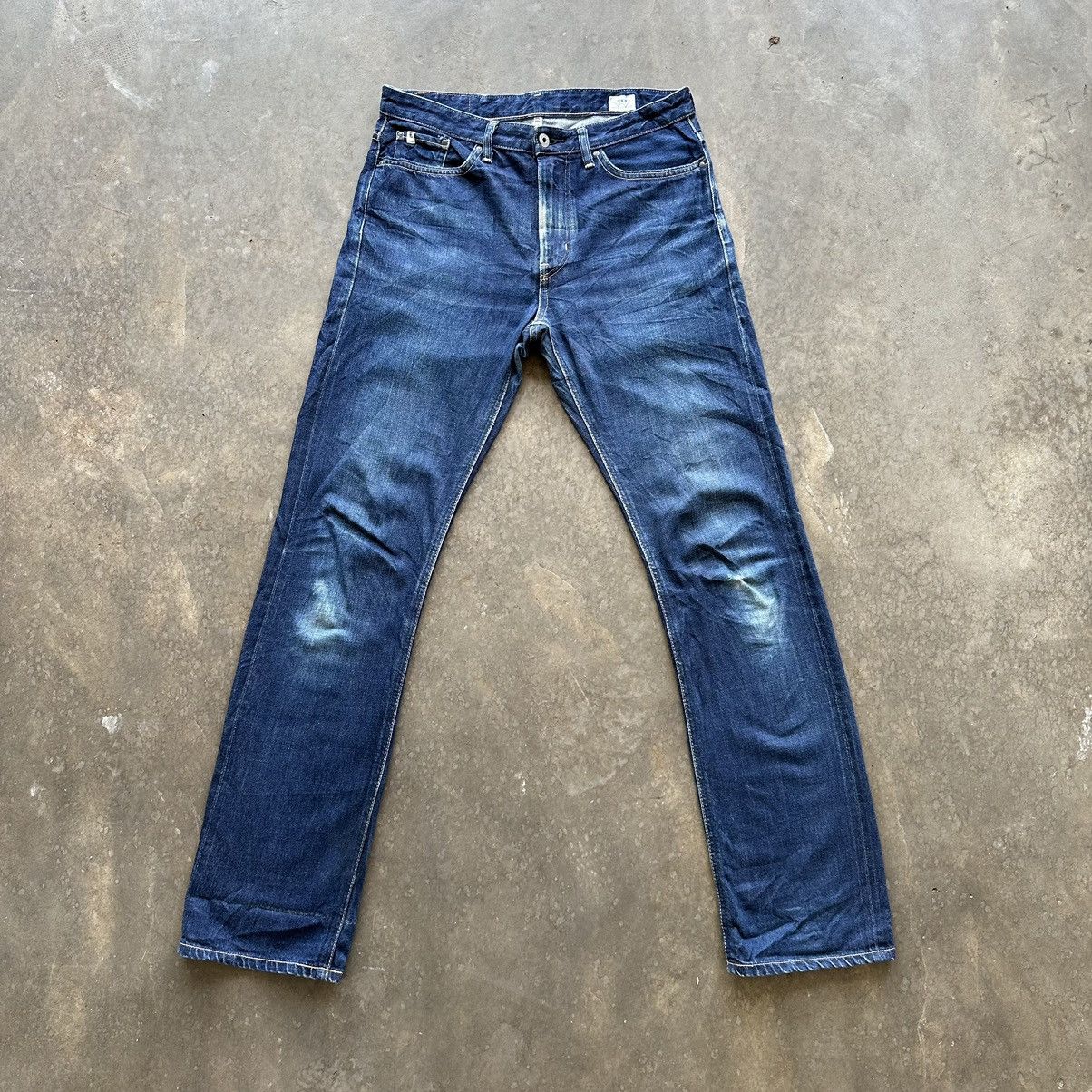 Edwin × Jean × Vintage Vintage Edwin Distressed Faded Denim Jean Pant W31 Size US 31 - 1 Thumbnail