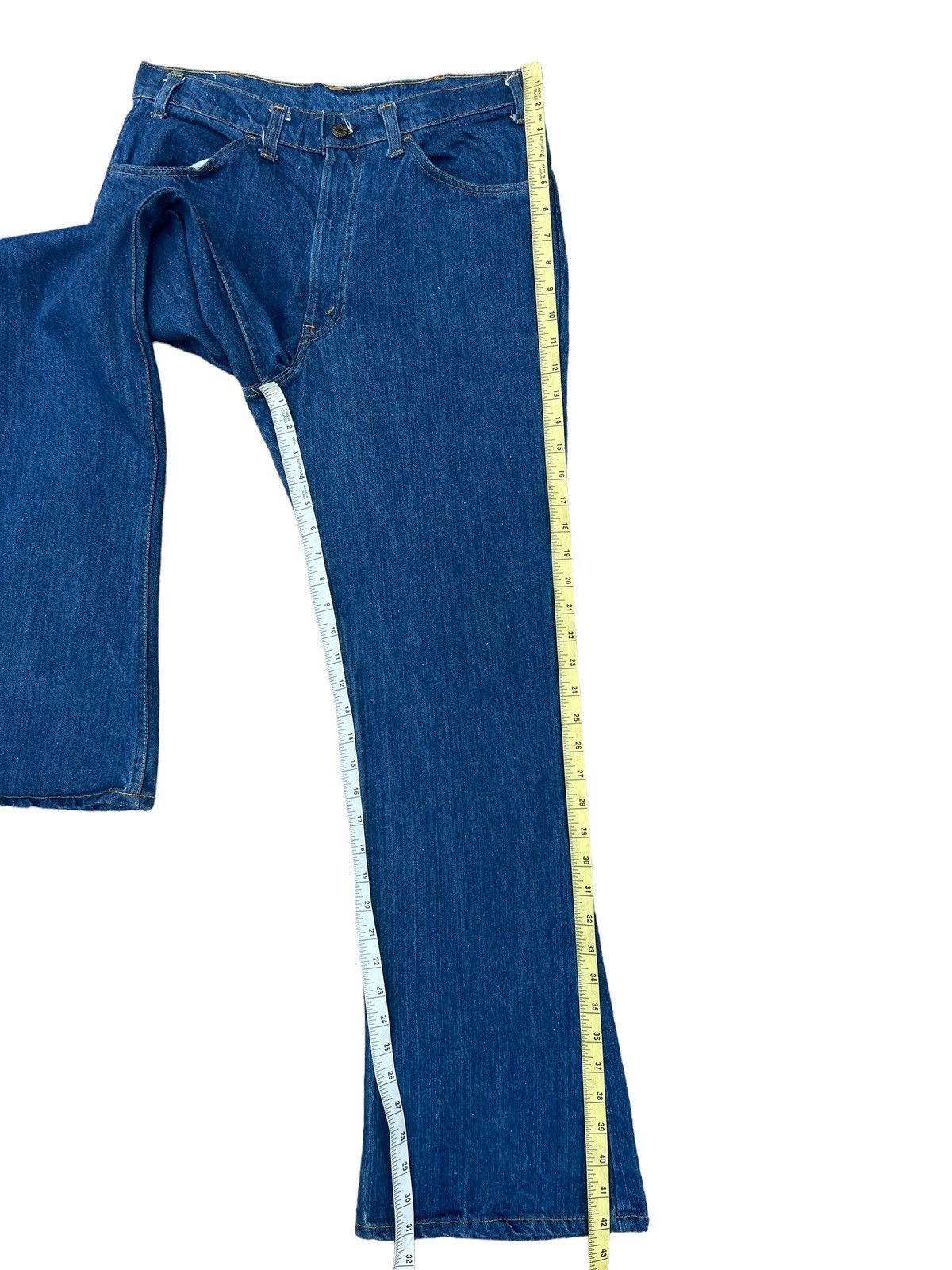 Levi's RARE! Vintage 70s Levi’s 646 Orange Tab Denim Bootcut Jeans Size US 33 - 4 Thumbnail