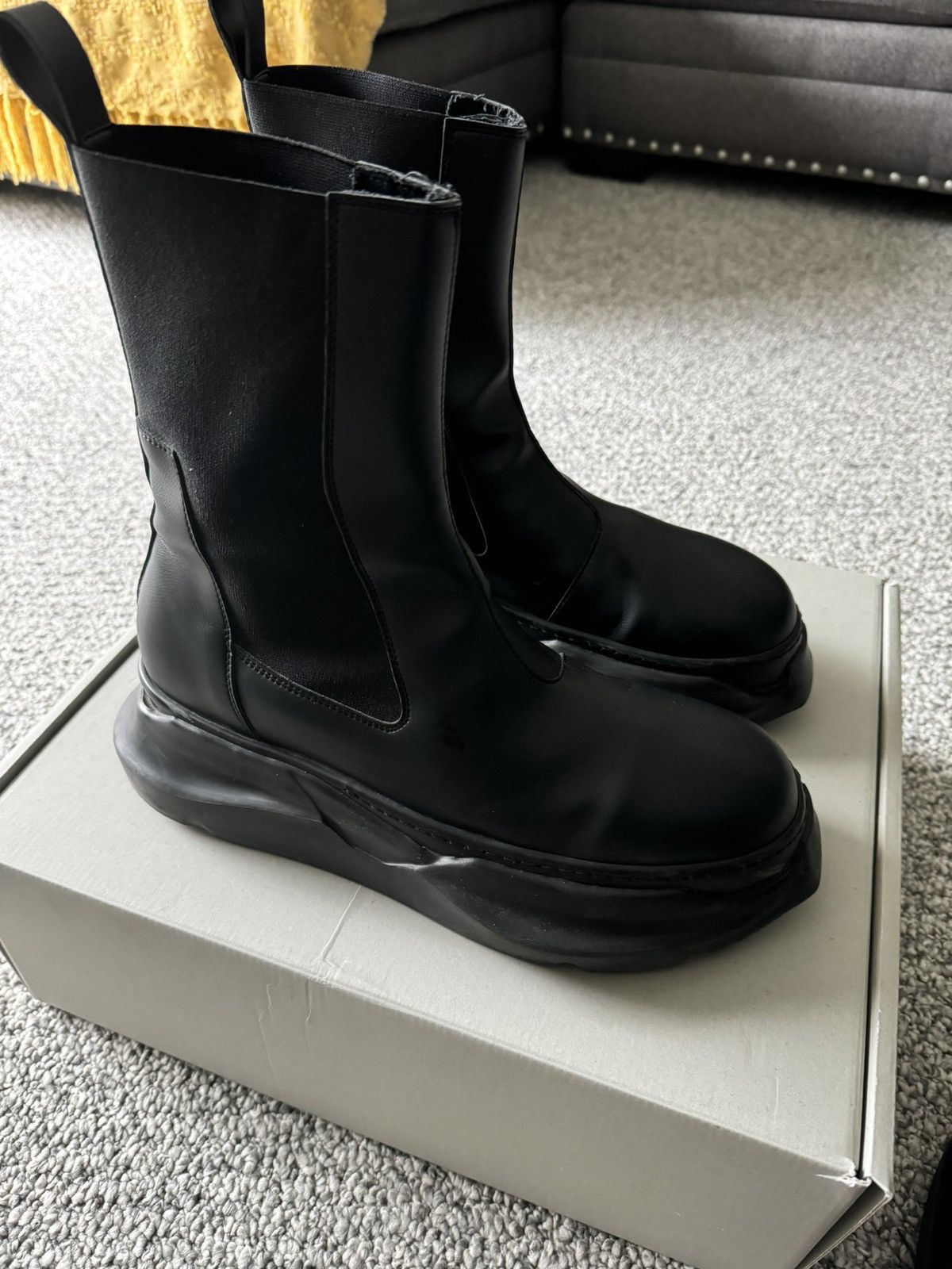 Rick Owens Drkshdw Rick Owen’s Drkshdw Beetle boot Size US 10 / EU 43 - 1 Thumbnail