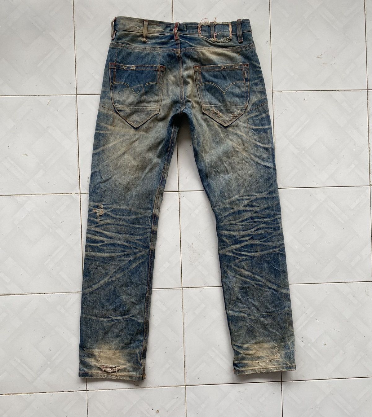 Japanese Brand Mr Mccoy Whiskers Denim Size US 33 - 2 Thumbnail