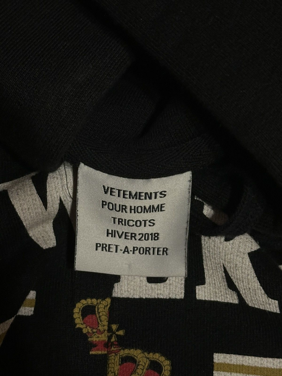 Vetements vetements antwerpen split hoodie Size US XS / EU 42 / 0 - 7 Thumbnail
