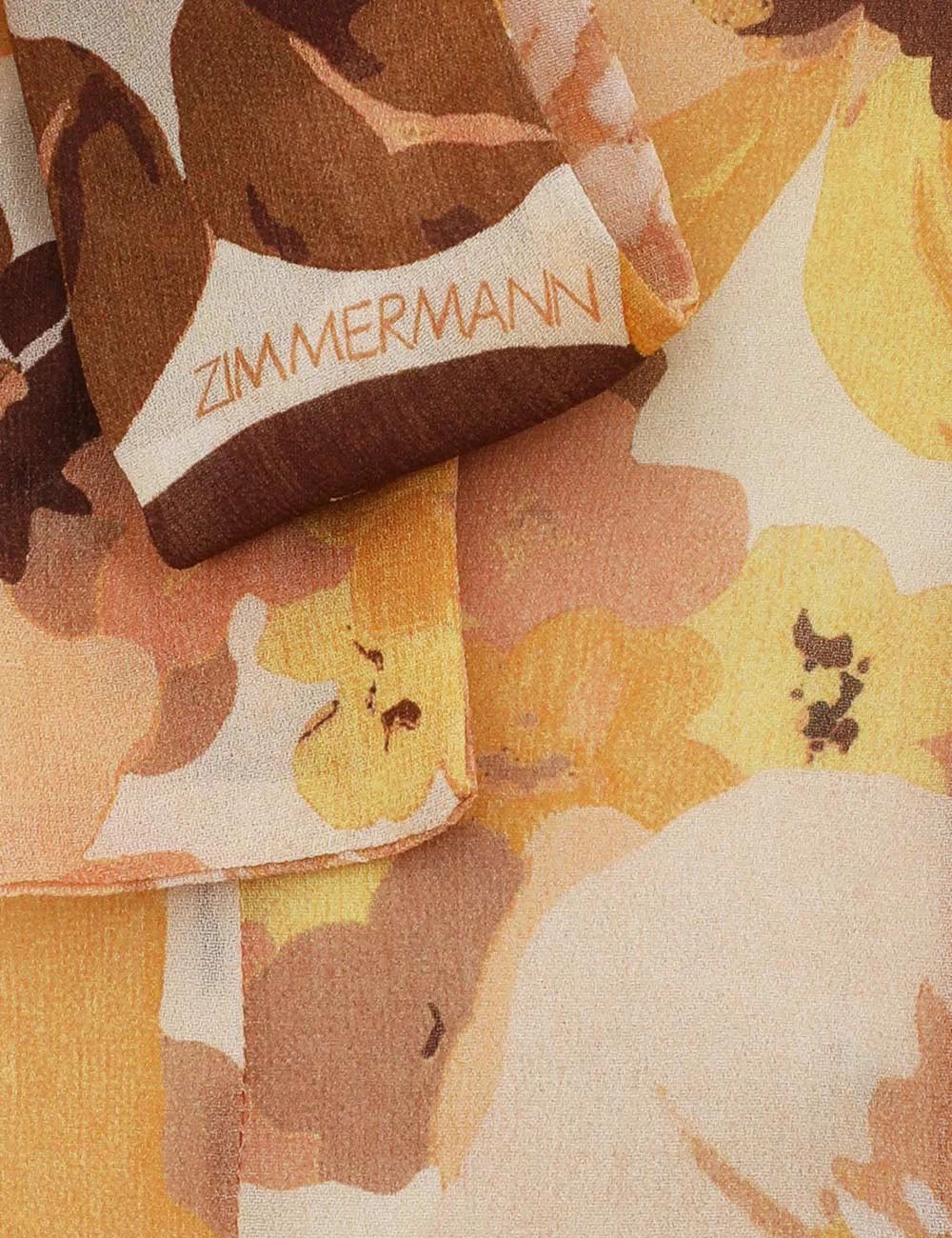 Zimmermann oc11z0226 Balance Flutter Blouse In Multicolor Size L / US 10 / IT 46 - 6 Thumbnail