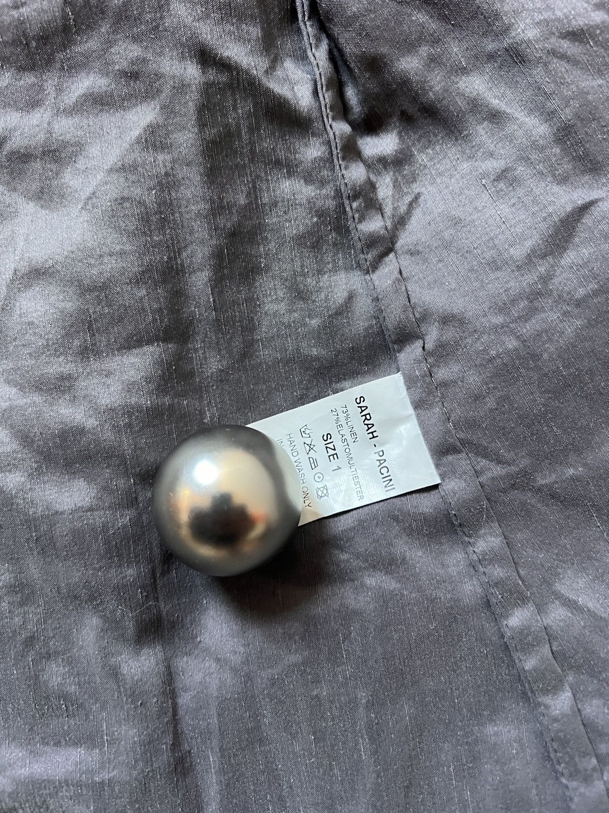 Sarah Pacini Sarah Pacini Avant-Garde Rick Owens Style Jacket Light Wind Size S / US 4 / IT 40 - 16 Thumbnail