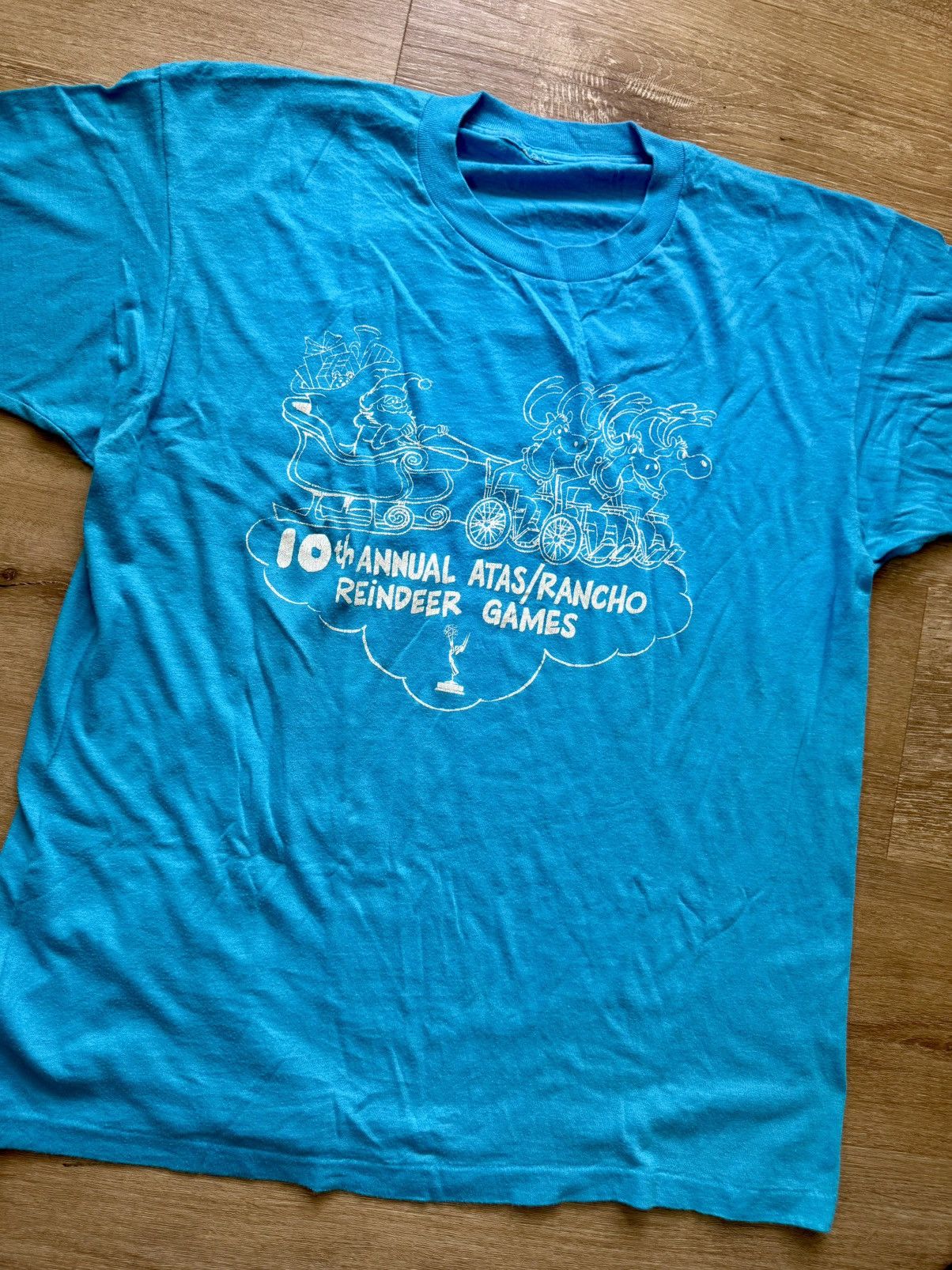 Other Parody Handicapped Wheelchair Reindeer Vintage T-Shirt Size US M / EU 48-50 / 2 - 6 Thumbnail