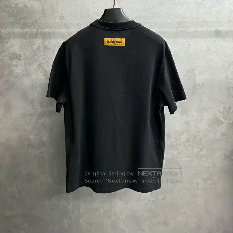 Louis Vuitton Louis Vuitton Black Letter Beaded Embroidered Casual Crew Size US XL / EU 56 / 4 - 5 Thumbnail