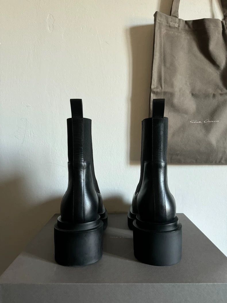 Rick Owens Rick Owens 24fw Beatle Bogun Leather Boot 2501-Nextarrow Size US 8 / EU 41 - 7 Thumbnail