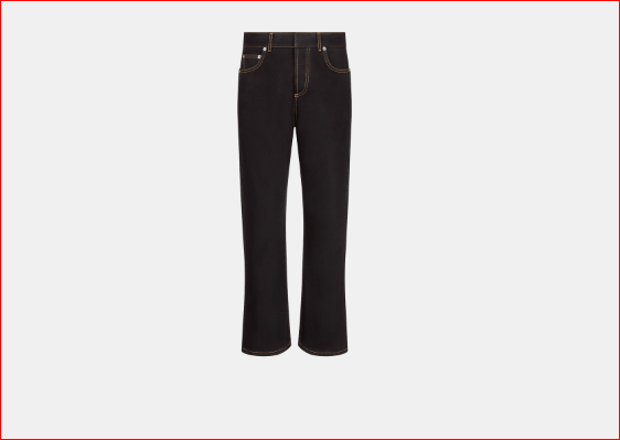 image of Dior O1Bcso1Str0524 Jeans In Black, Women's (Size 38)