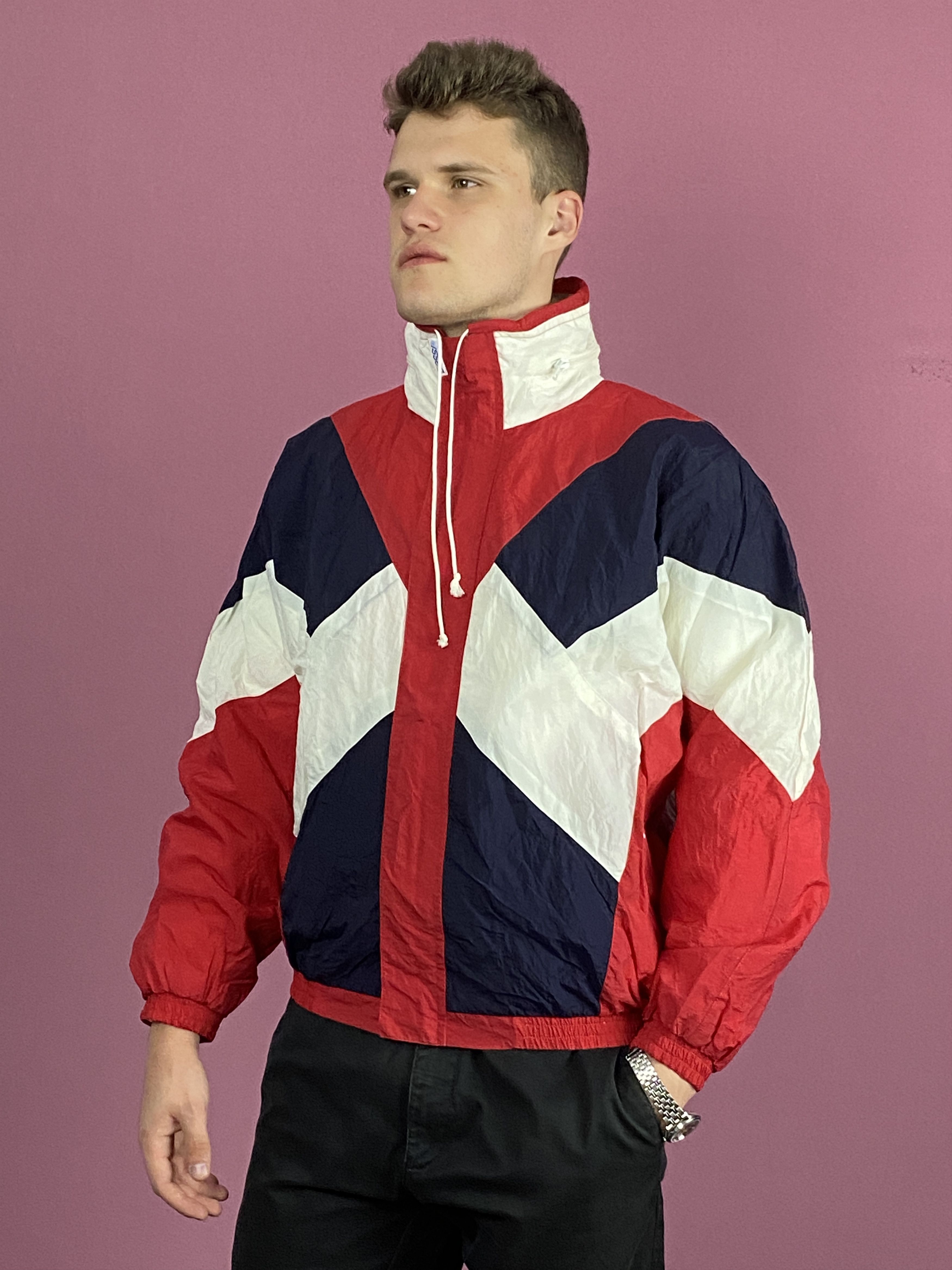 Vintage 90s Vintage Men's Windbreaker Jacket - M Size US M / EU 48-50 / 2 - 2 Thumbnail