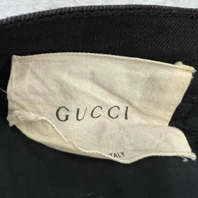 Gucci Gucci Leopard head embroidered slim jeans 2502-Nextarrow Size US 26 / EU 42 - 5 Thumbnail