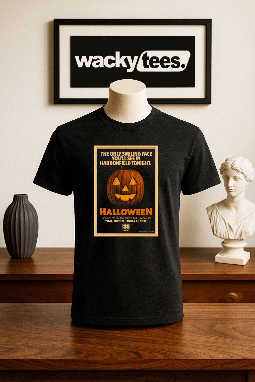Other Halloween TV Showing Premiere 70s Showing Poster Tee Shirt Size US L / EU 52-54 / 3 - 1 Thumbnail