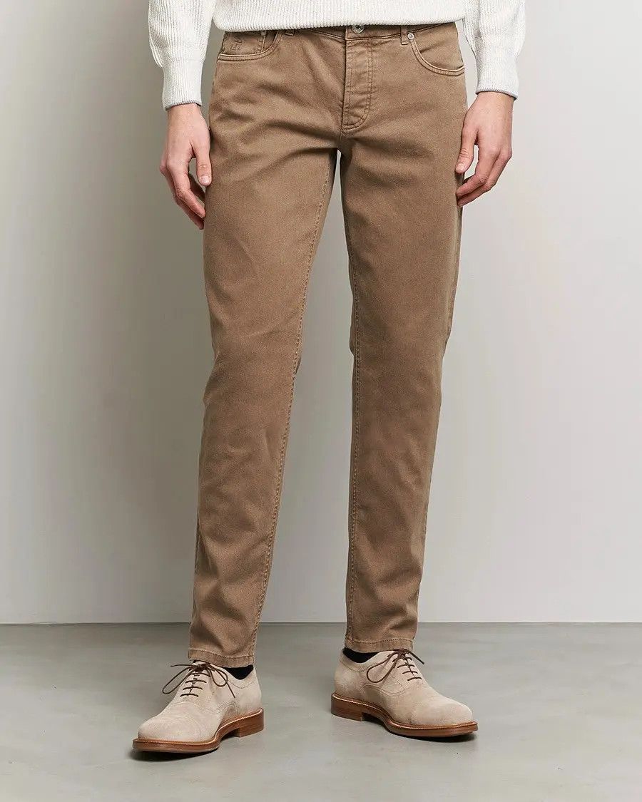 Brunello Cucinelli o1mle0725 Denim Jeans in Brown Size US 36 / EU 52 - 3 Thumbnail