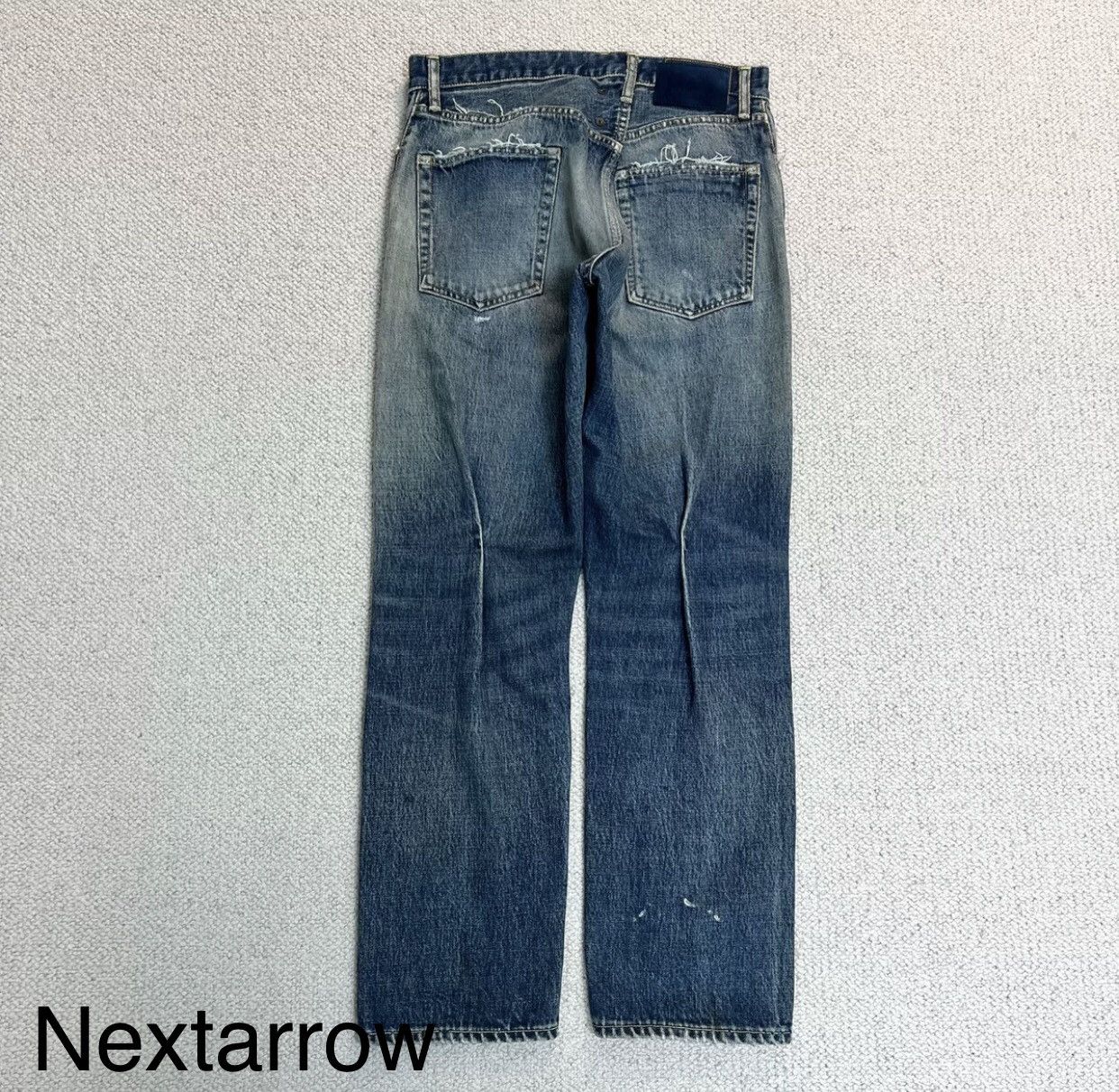 Visvim VISVIM JOURNEYMAN PANTS TACKED DMGD-27 Broken Used Jeans Size US 30 / EU 46 - 2 Thumbnail