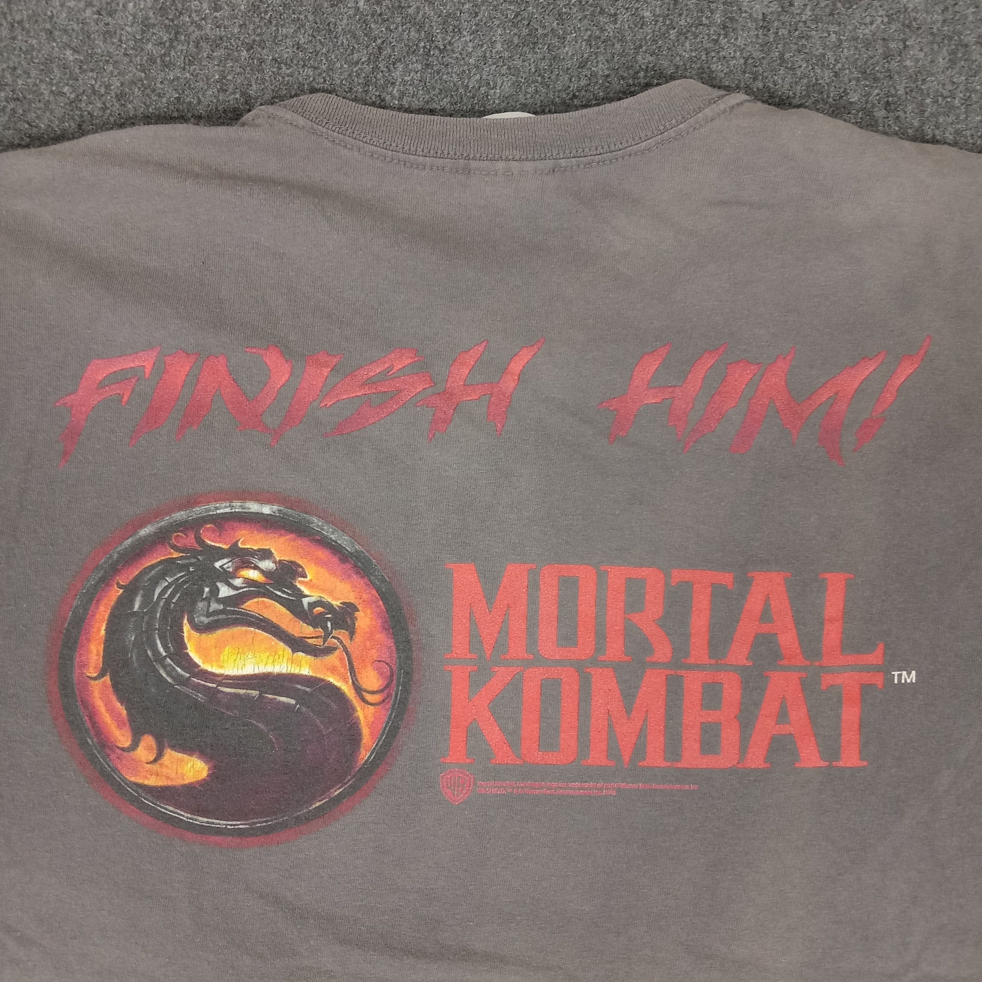 The Game × Vintage Mortal Kombat American Movie Game Horror Tshirt Size US L / EU 52-54 / 3 - 2 Thumbnail
