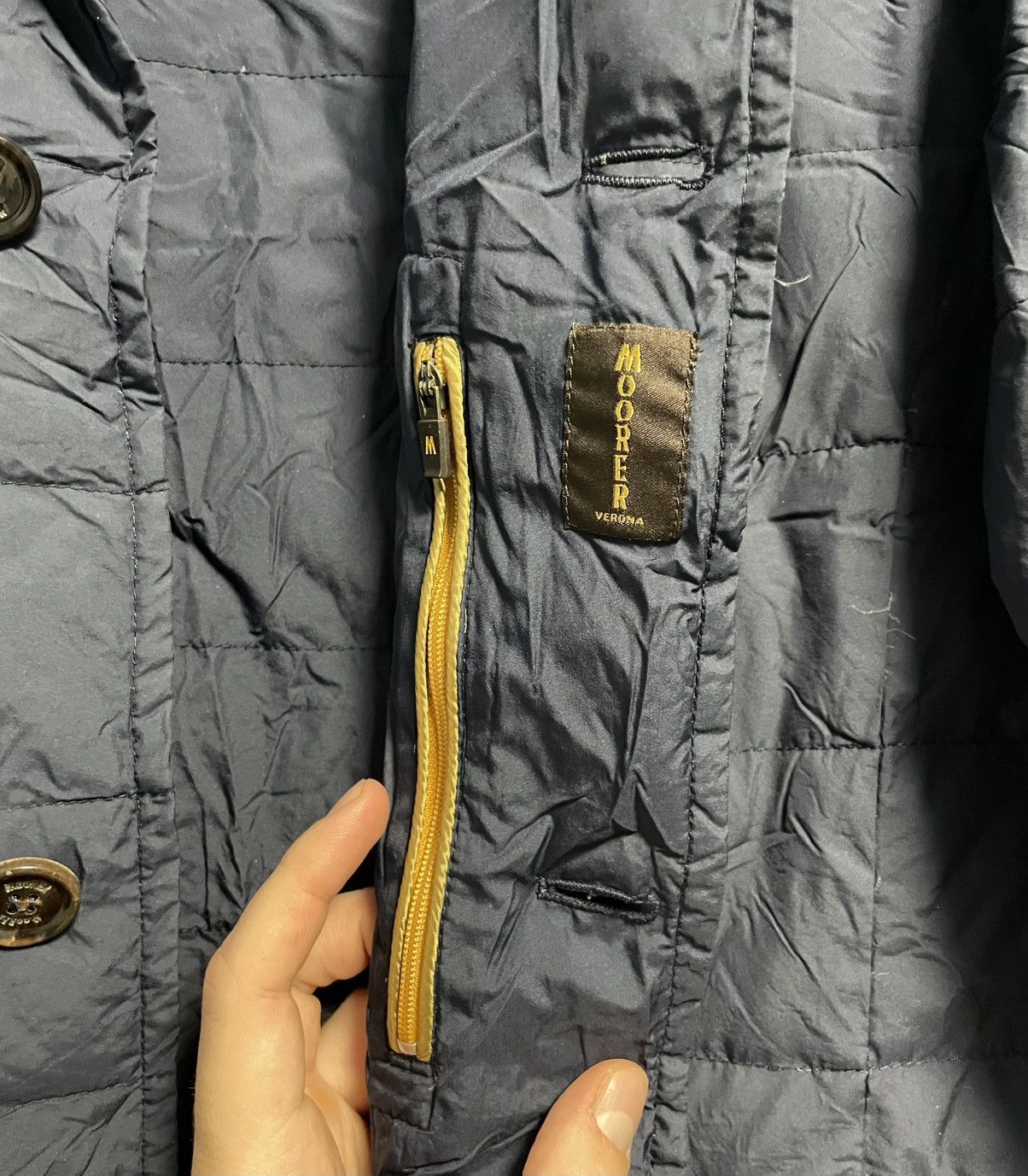 MooRER MooRER Verona Down Quilted Button Ups Designer Jacket Size US L / EU 52-54 / 3 - 7 Thumbnail