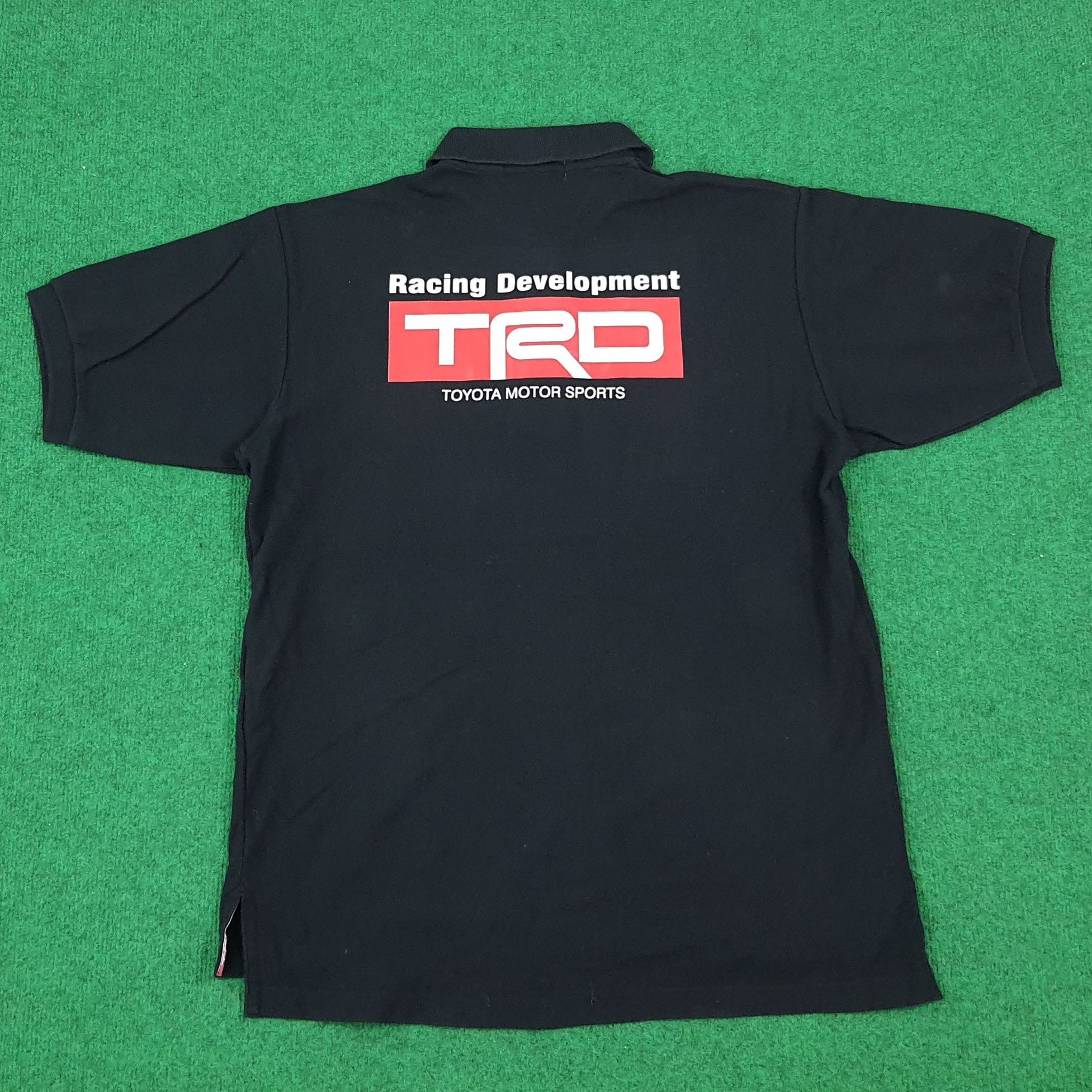 Japanese Brand × Vintage Vintage TRD Toyota Motor Sports Racing Polo Shirt Size US L / EU 52-54 / 3 - 1 Thumbnail