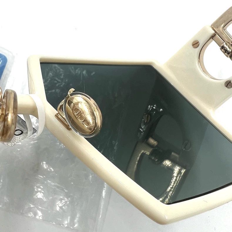 Dior Dior CD white sunglasses square Size ONE SIZE - 7 Thumbnail