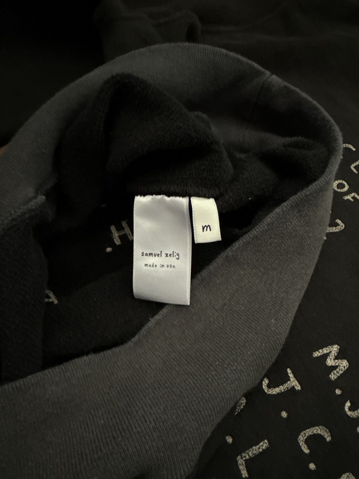 Samuel Zelig Samuel Zelig SZ State Theatre Co Black After Hood Hoodie Size US M / EU 48-50 / 2 - 4 Thumbnail