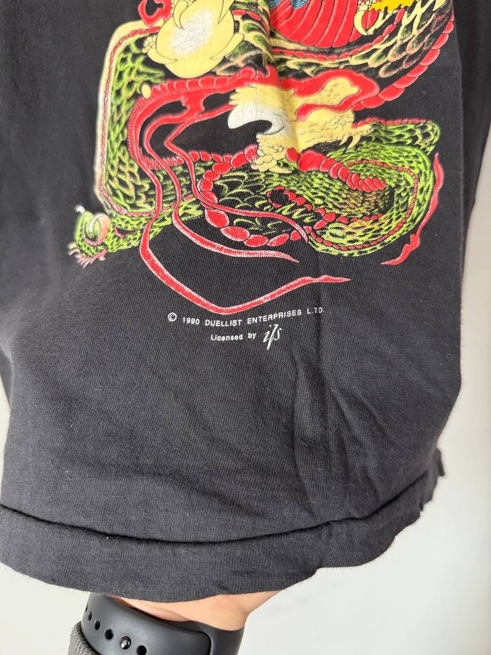 Band Tees Bruce Dickinson Tour 1990 vintage t shirt Medium Tattooed Size US L / EU 52-54 / 3 - 6 Thumbnail