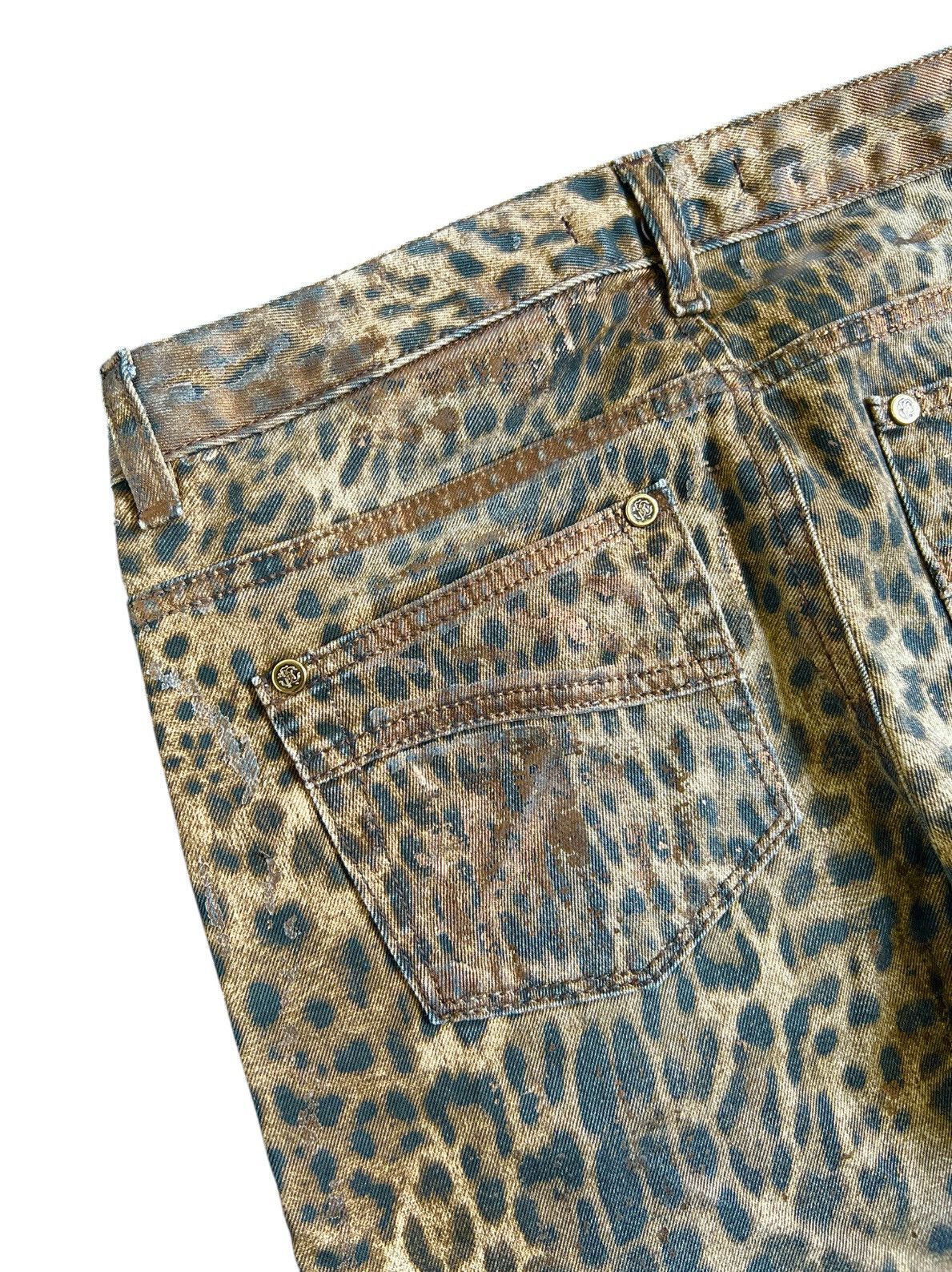 Roberto Cavalli VINTAGE ROBERTO CAVALLI LEOPARD JEANS print y2k Size 27" / US 4 / IT 40 - 6 Thumbnail