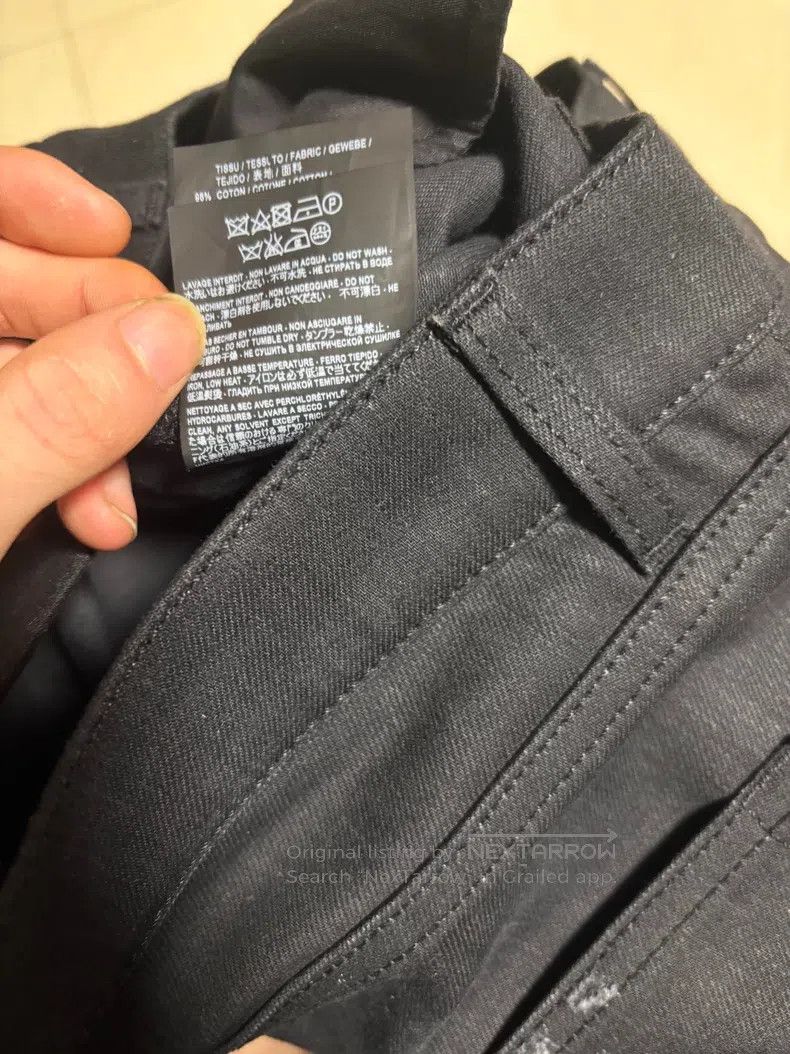 Saint Laurent Paris Saint Laurent Paris Black Destroyed Slim Fit Basic Denim J Size US 30 / EU 46 - 6 Thumbnail