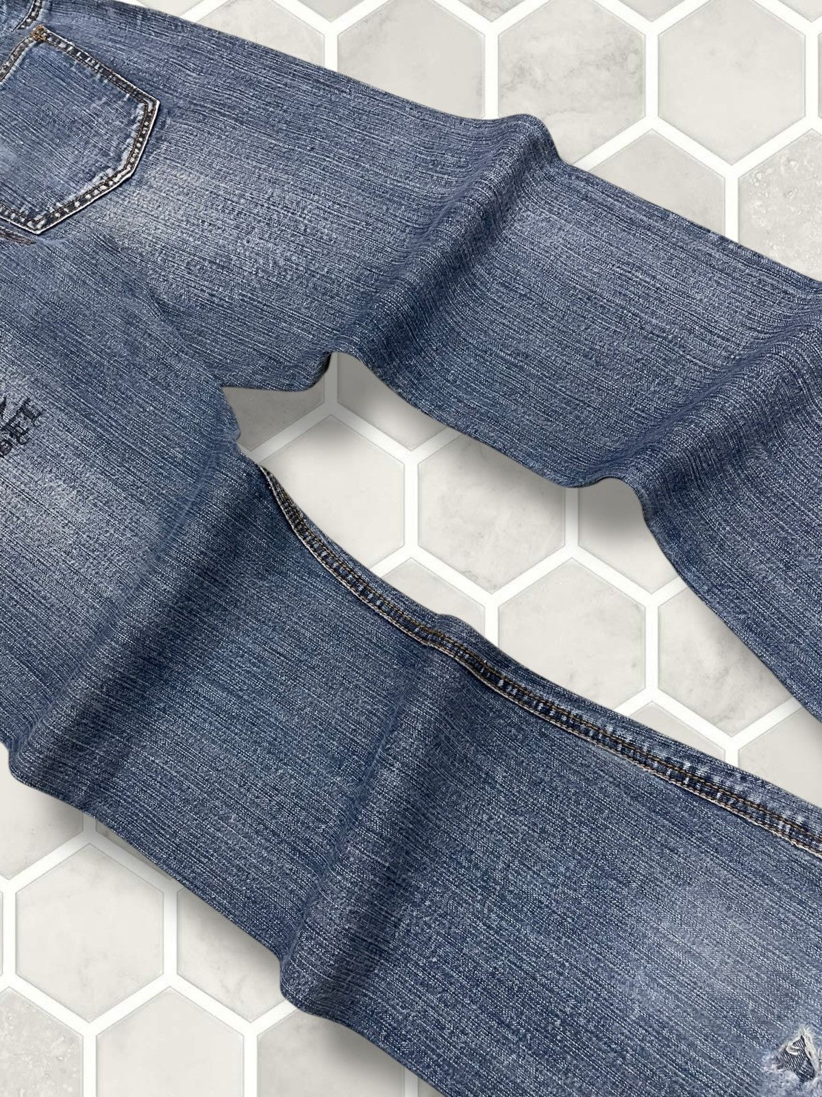 Tornado Mart Vintage 1990s Orginal Designer Japan In The Attic Punk Denim Size US 33 - 18 Thumbnail