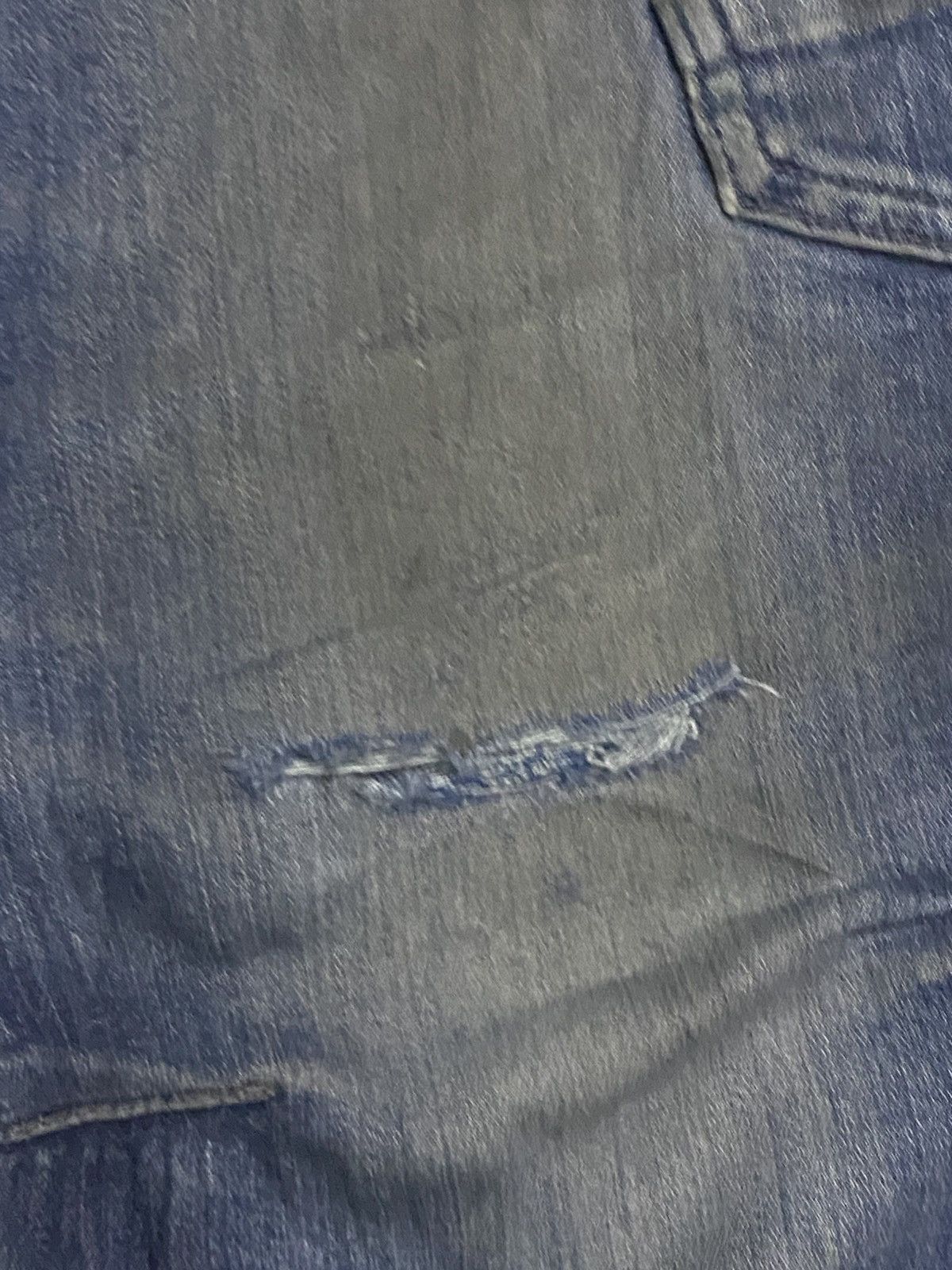 Dickies Vtg Dickies Blue Wash Double Knee Cargo Skinny Slim Jeans Size US 29 - 16 Thumbnail