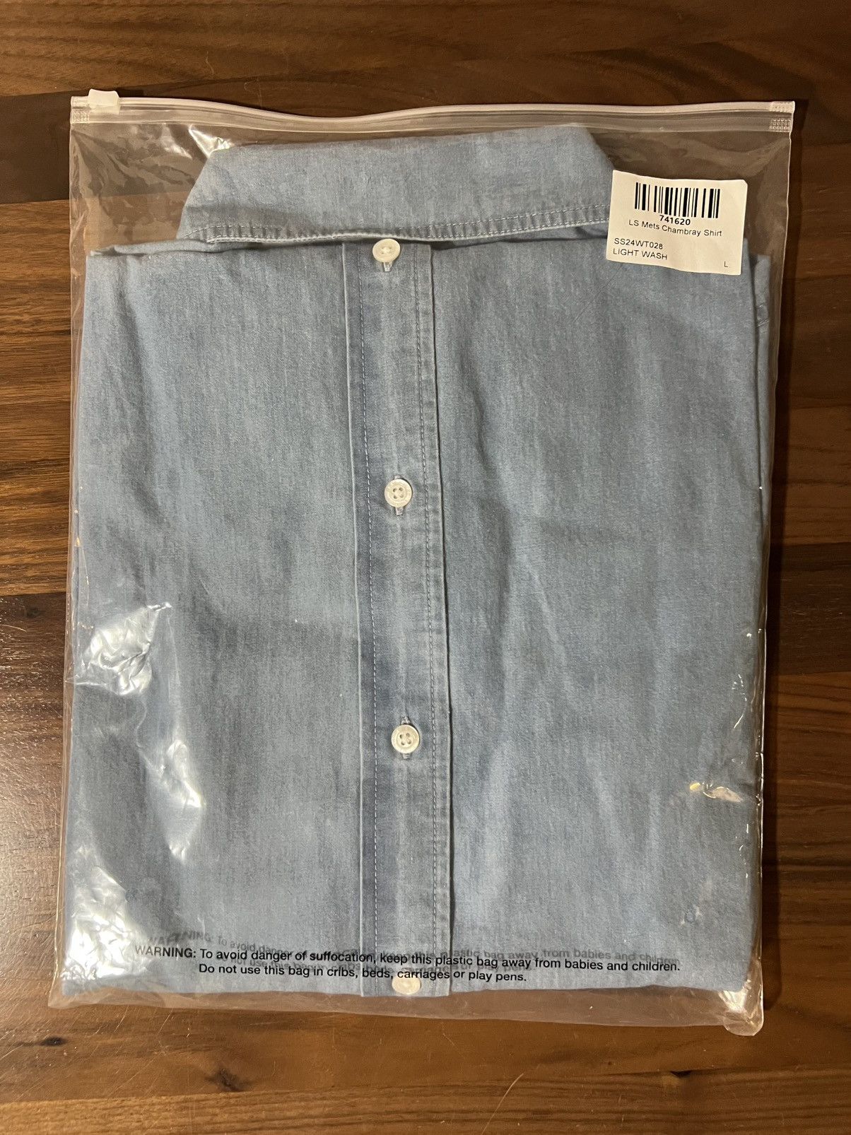 Aime Leon Dore Aime Leon Dore ALD / New York Mets Chambray Shirt Size US L / EU 52-54 / 3 - 13 Thumbnail