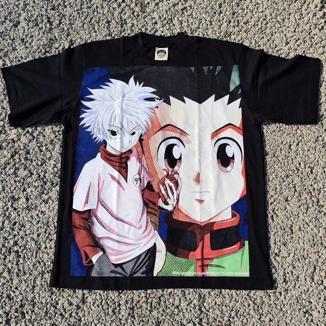 image of Hunter X Hunter (Hxh) : The Watcher Fansmadeboot Tee in Black, Men's (Size XL)