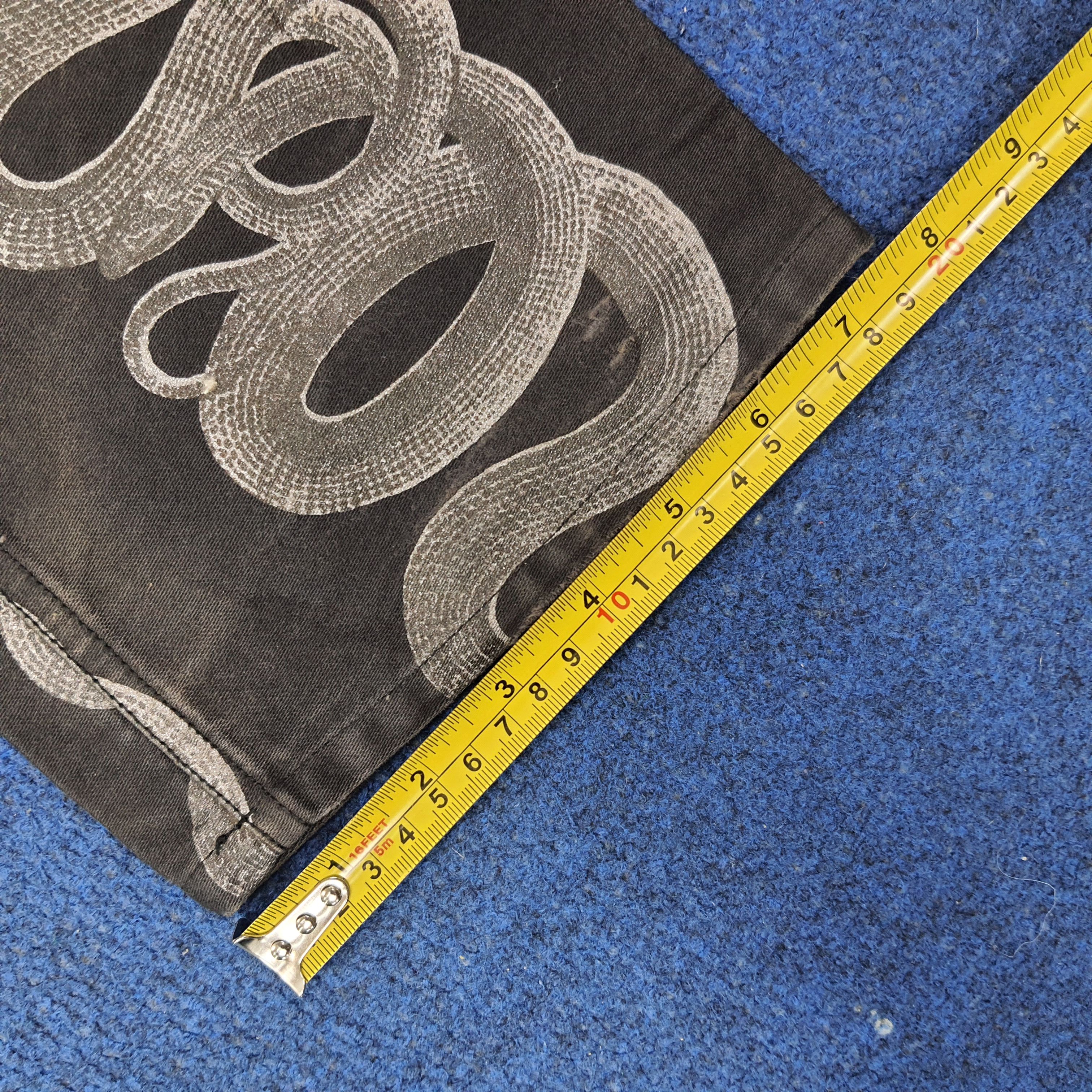 Hysteric Glamour Vintage Hysterics Snake Loop Denim Jeans C265N11 Size 25" / US 0 / IT 36 - 15 Thumbnail